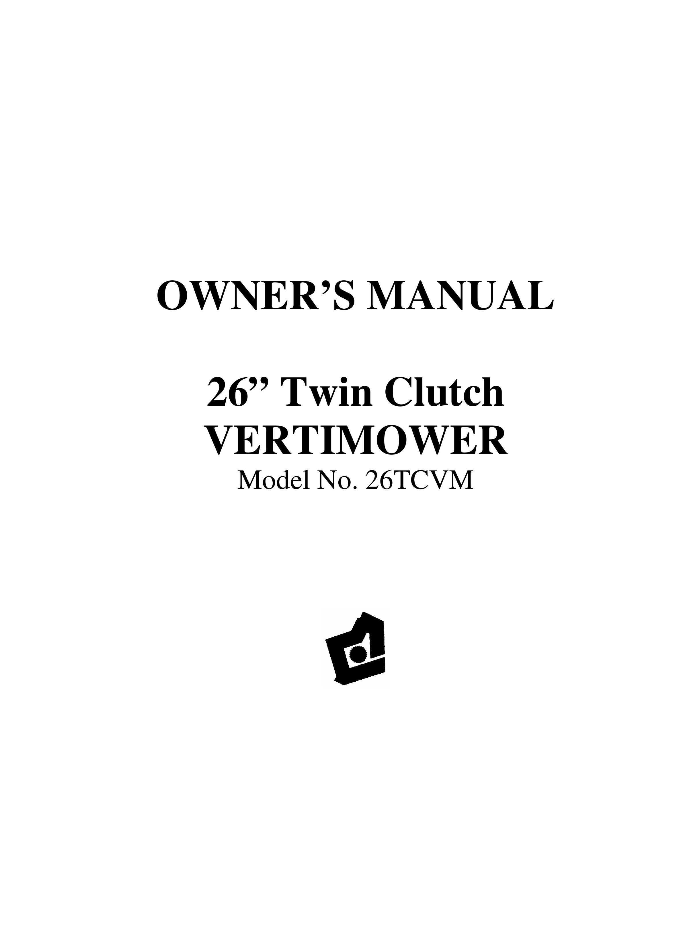 M.E.Y. Equipment 26TCVM Lawn Mower User Manual