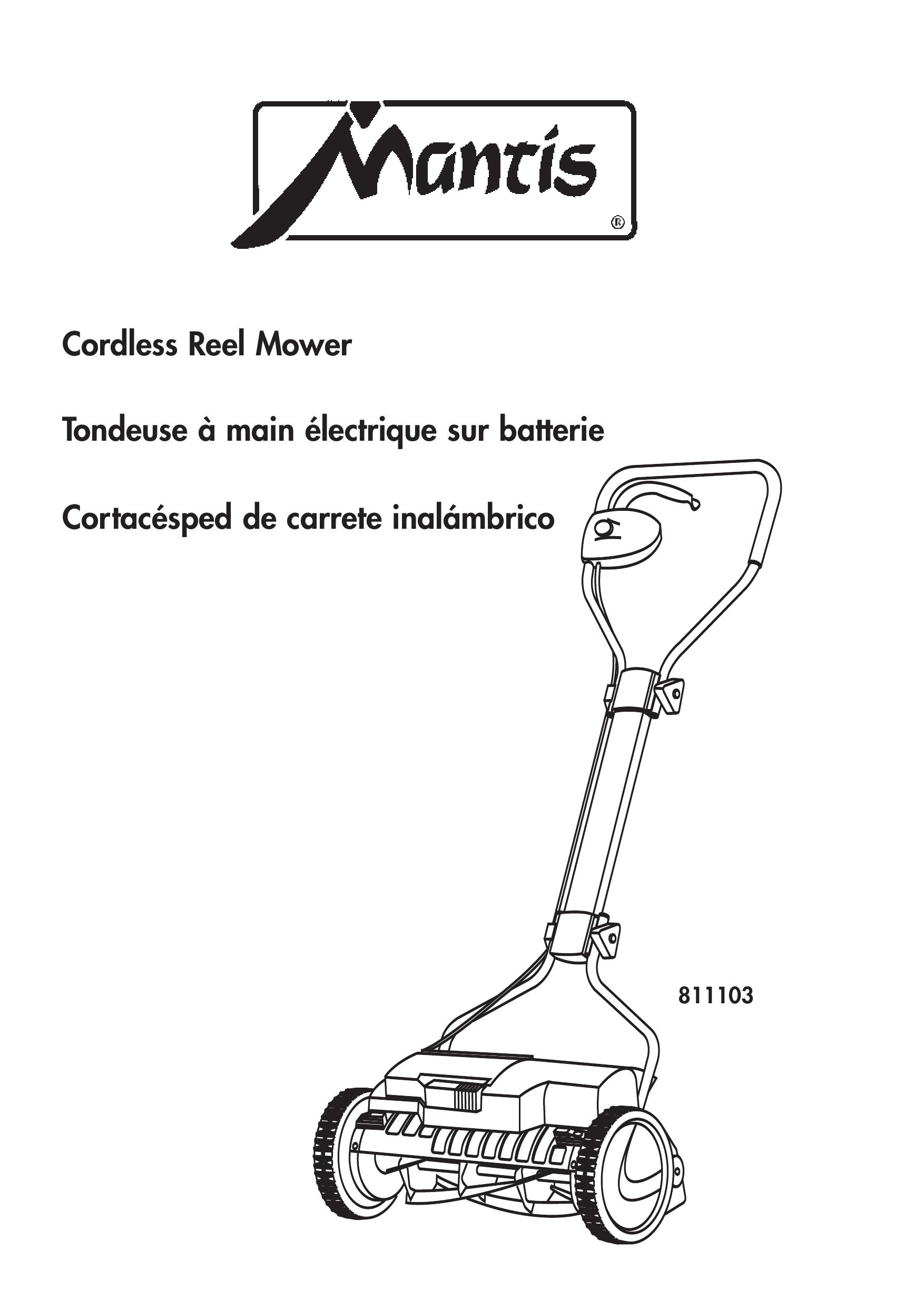 Mantis 811103 Lawn Mower User Manual