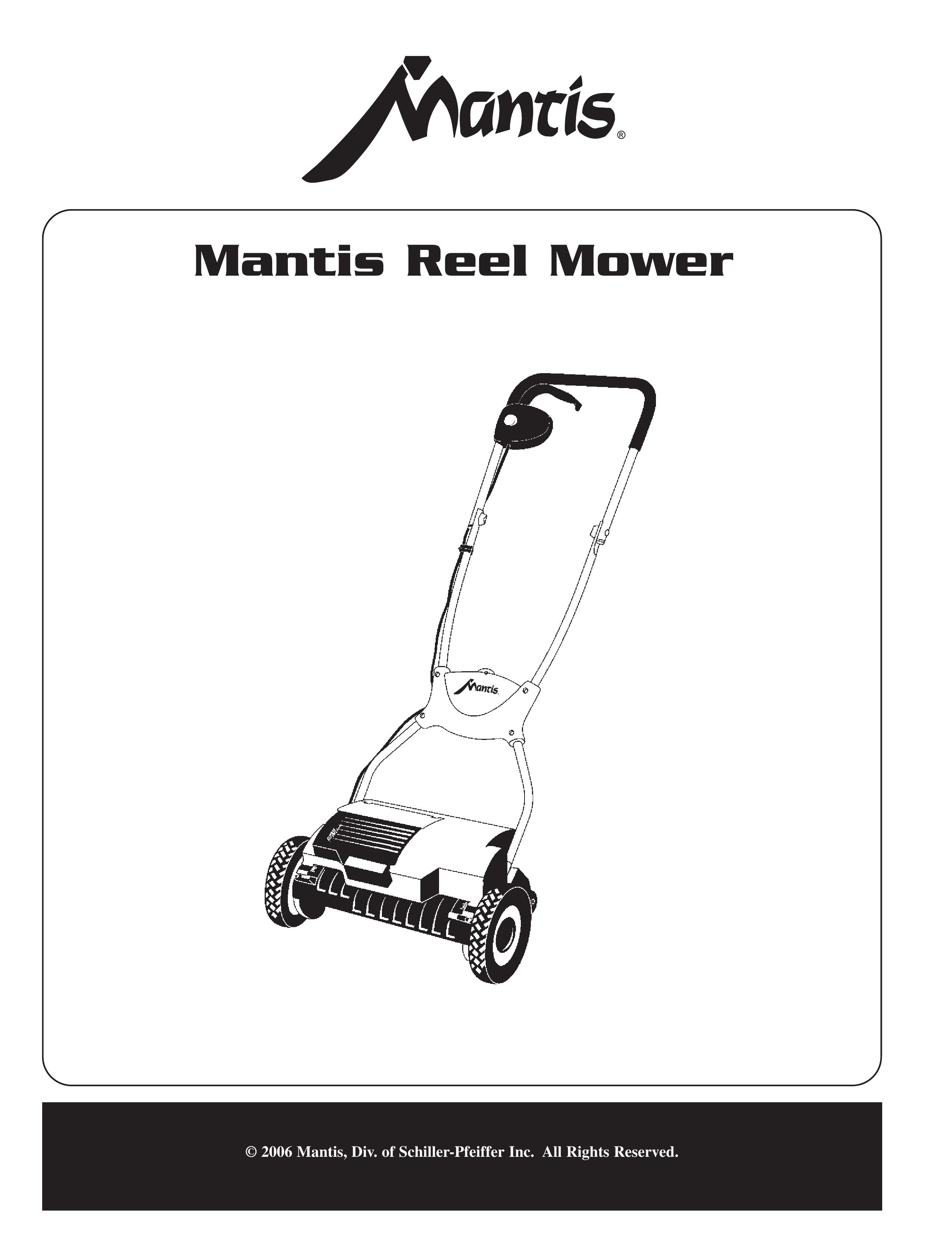 Mantis Reel Mower Lawn Mower User Manual