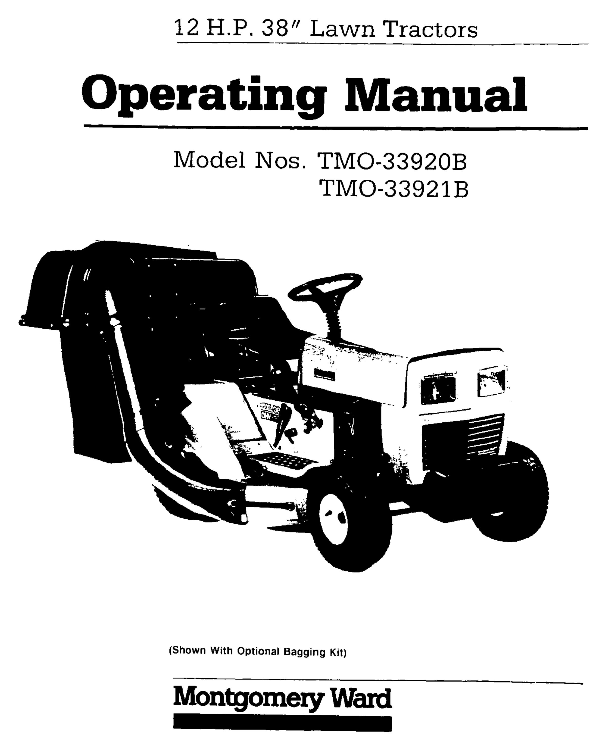 Montgomery Ward TMO-33921B Lawn Mower User Manual