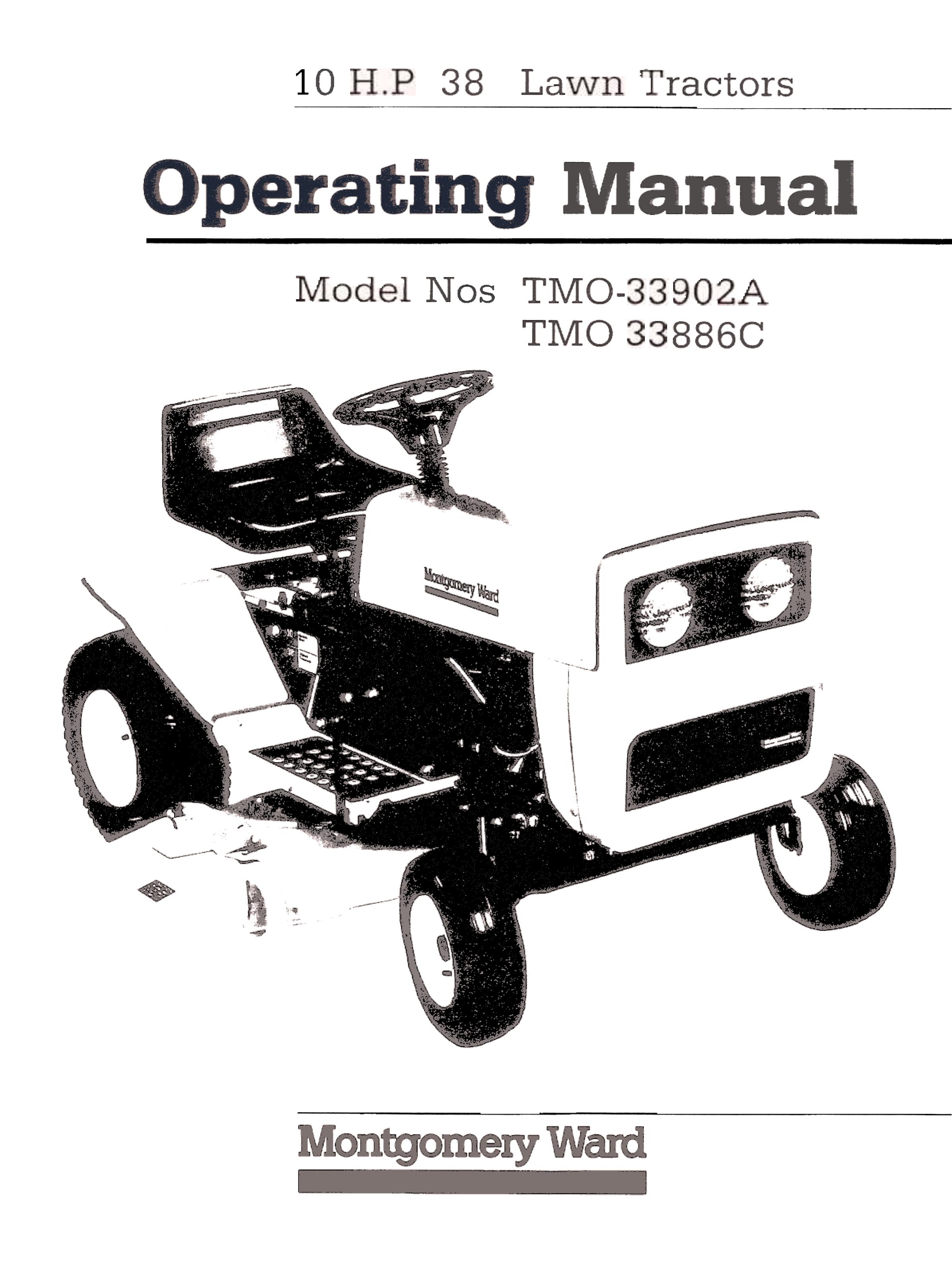 Montgomery Ward TMO-33986C Lawn Mower User Manual