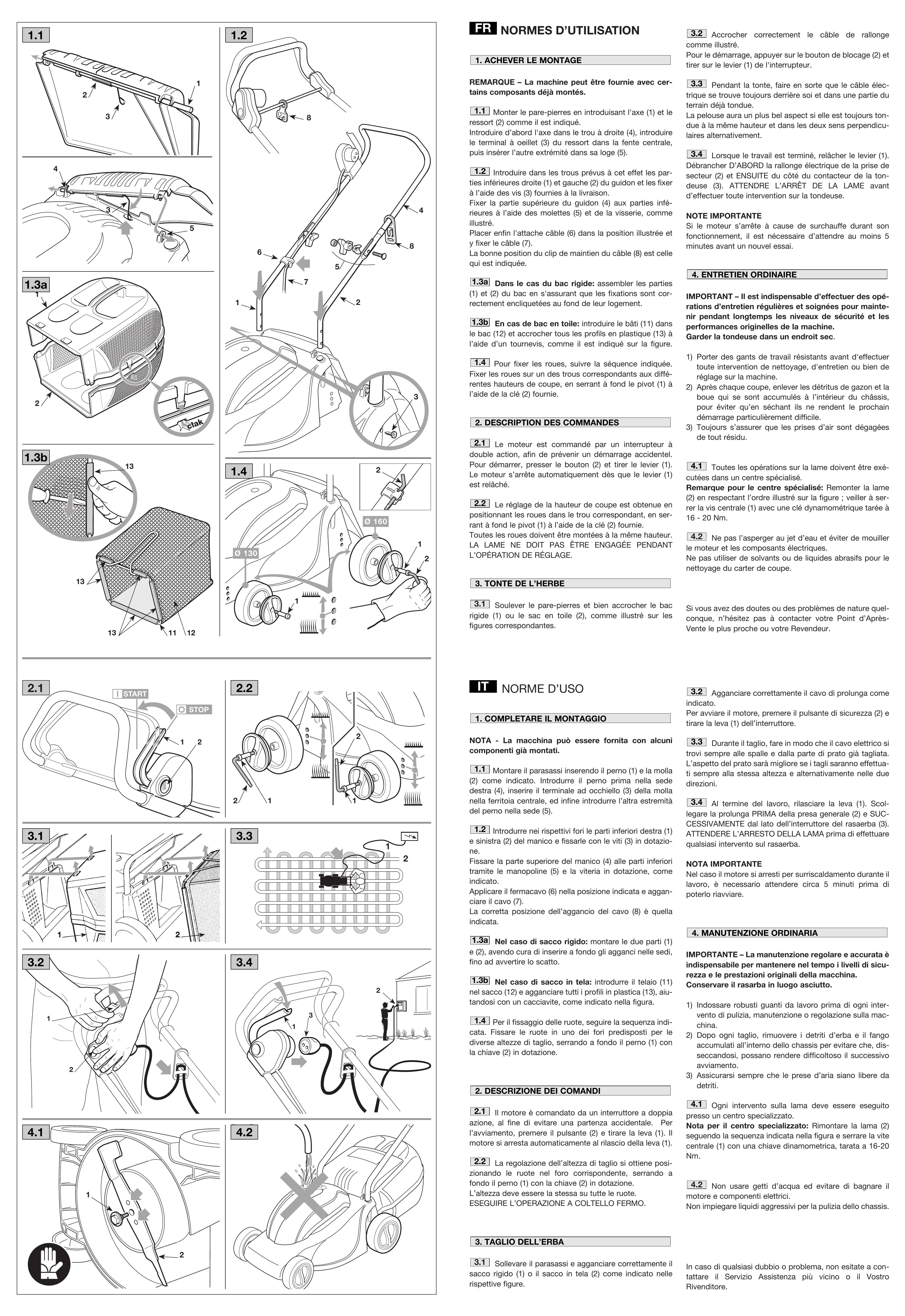 Mountfield EL 350 Lawn Mower User Manual