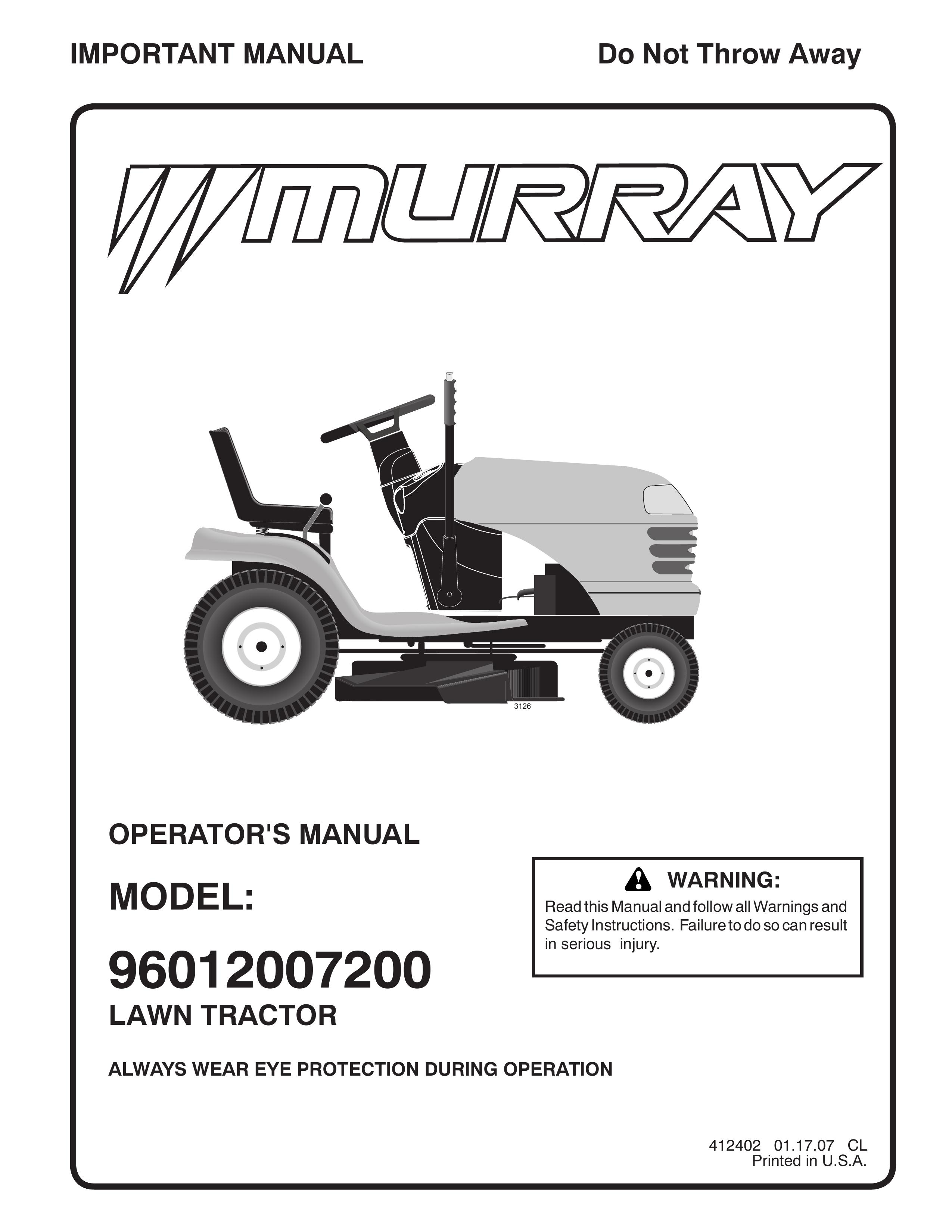Murray 96012007200 Lawn Mower User Manual