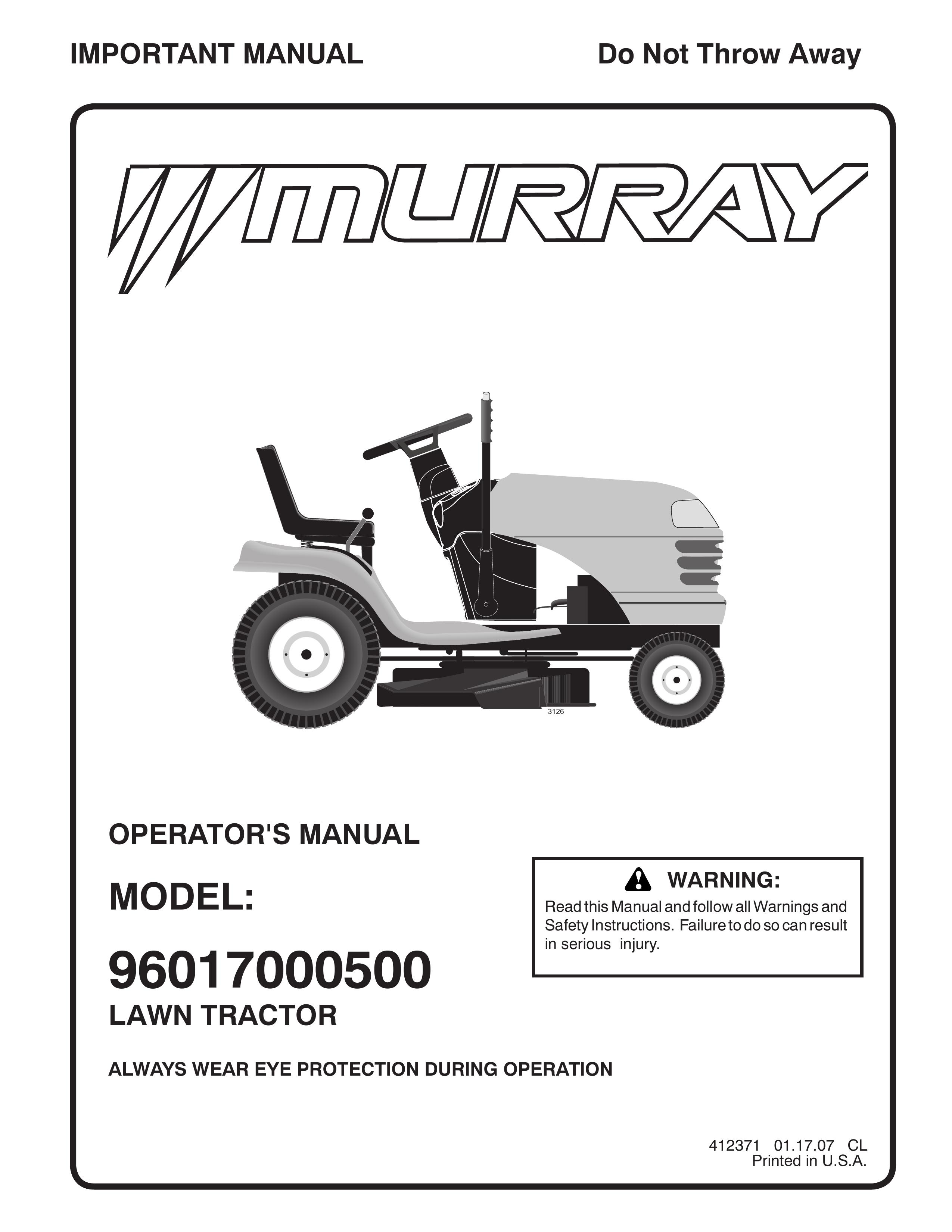 Murray 96017000500 Lawn Mower User Manual