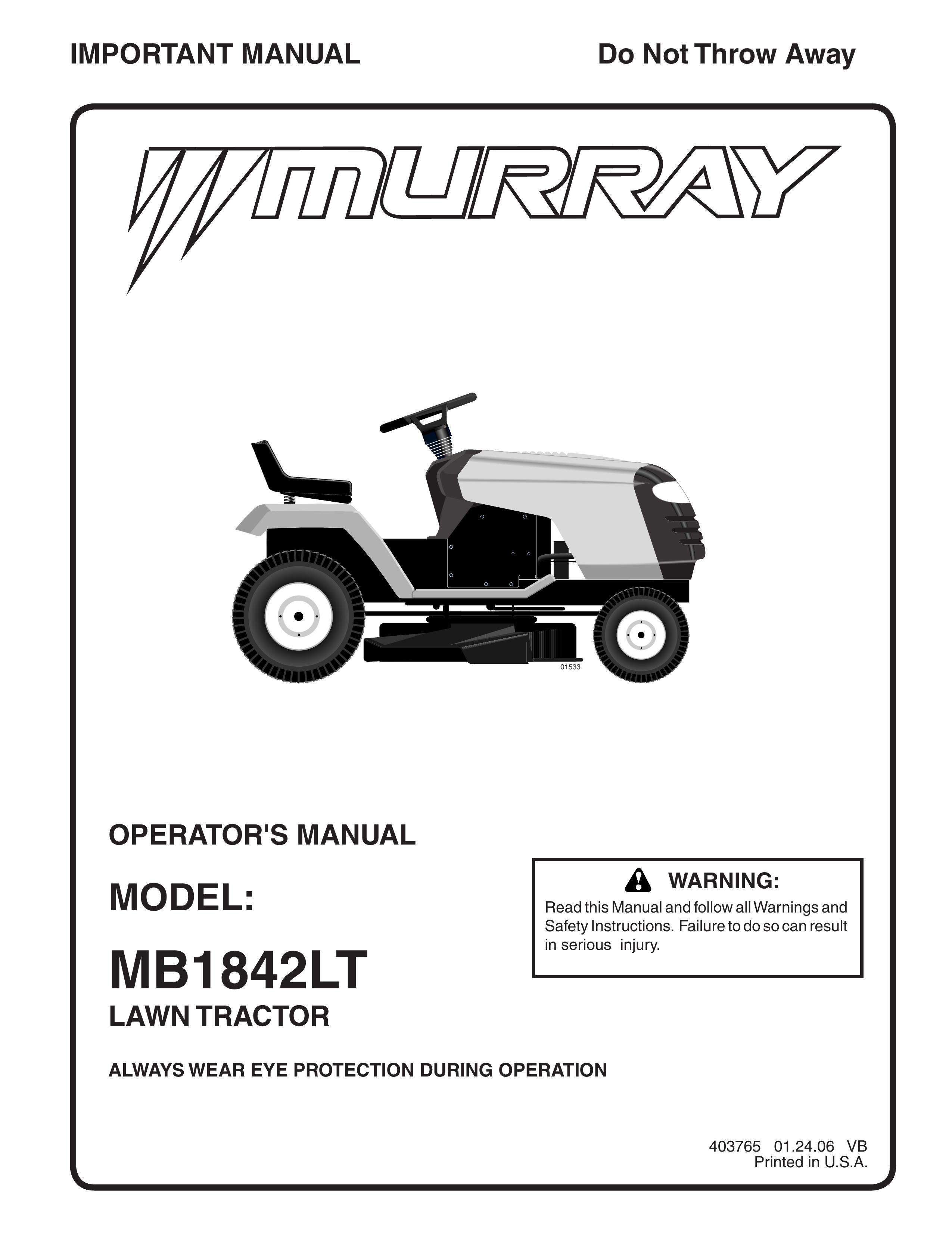 Murray MB1842LT Lawn Mower User Manual