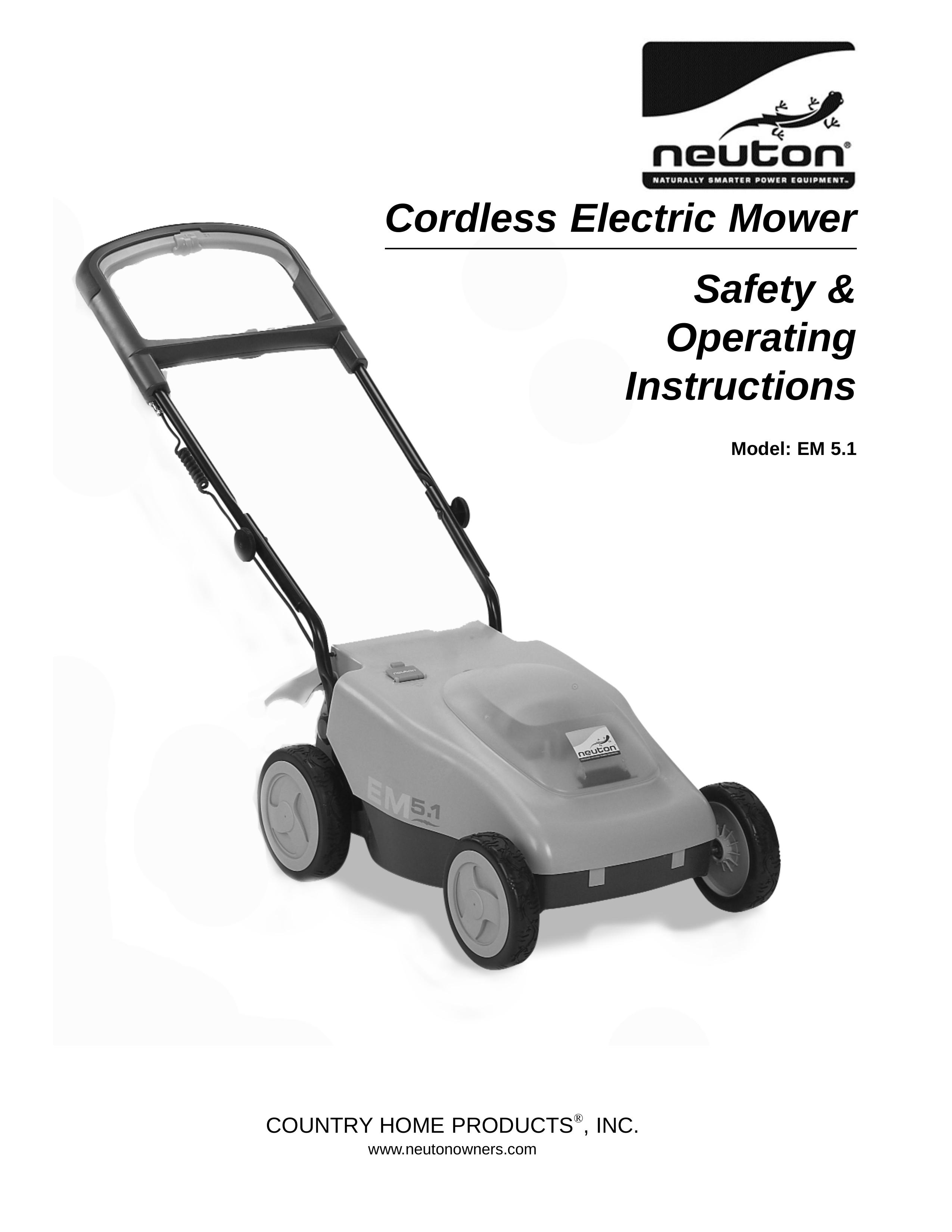 Neuton EM 5.1 Lawn Mower User Manual