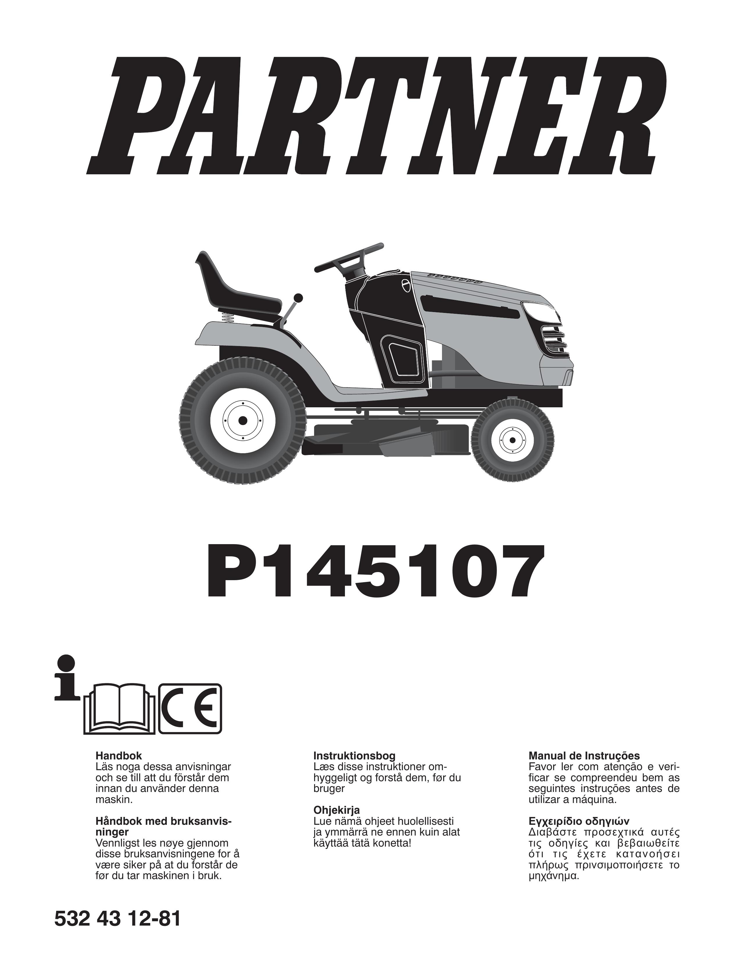 Partner Tech P145107 Lawn Mower User Manual