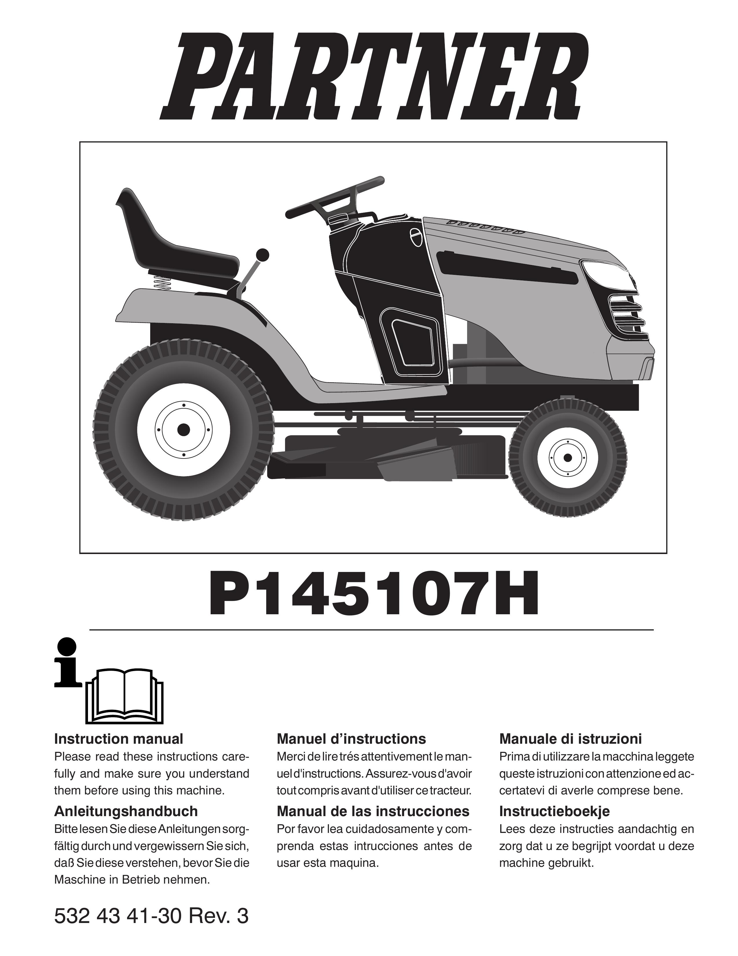 Partner Tech P145107H Lawn Mower User Manual
