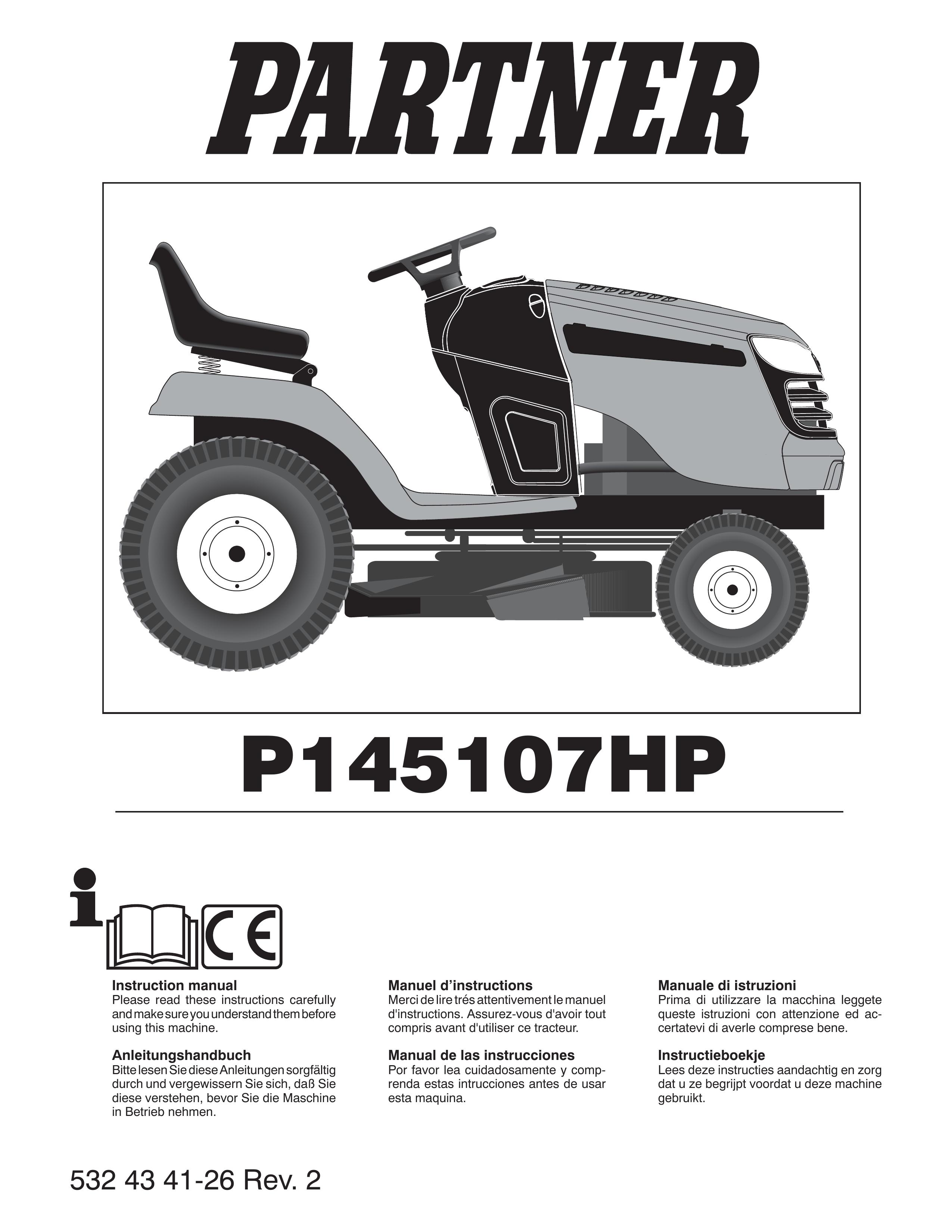 Partner Tech P145107HP Lawn Mower User Manual