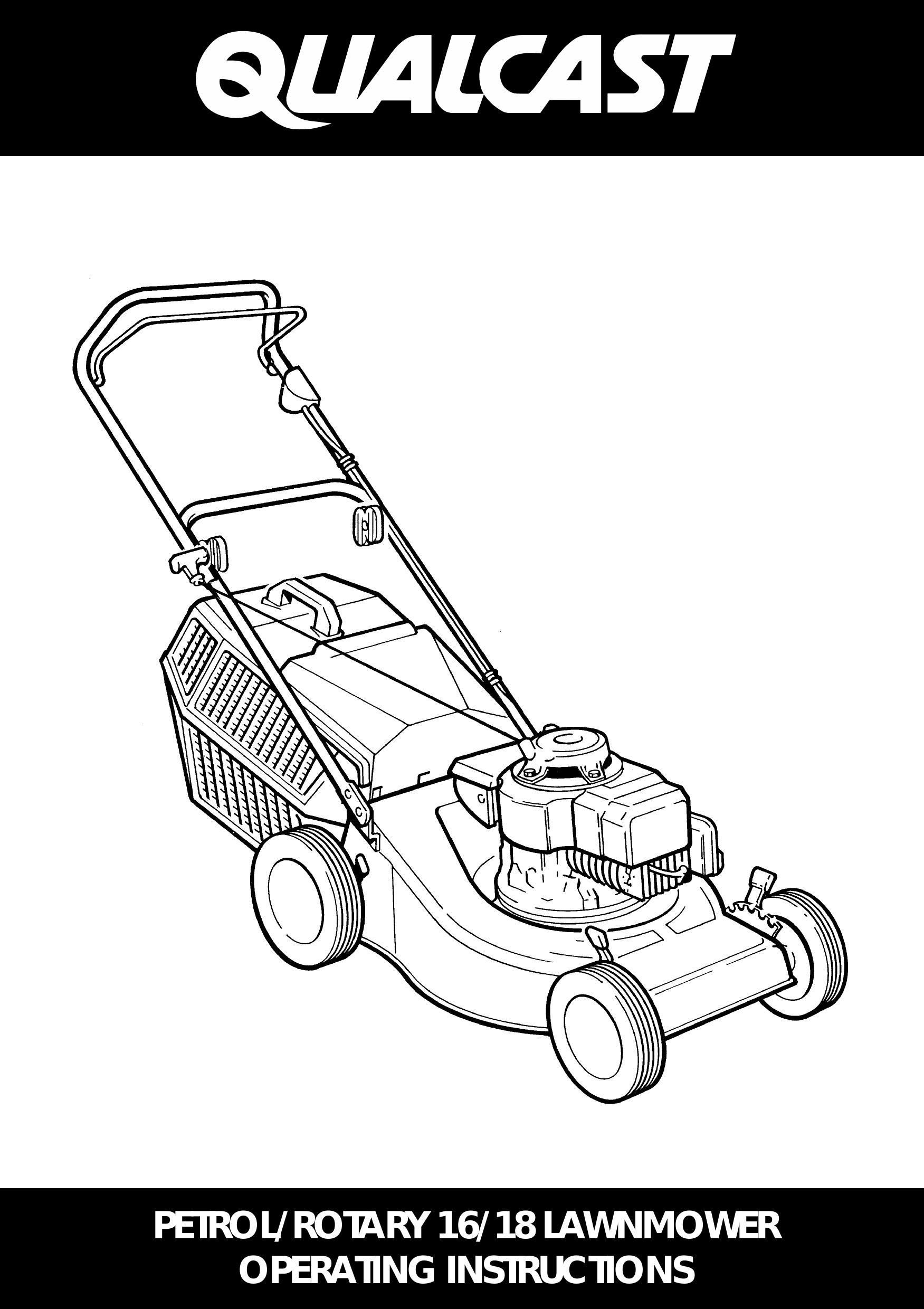 Qualcast 16/18 Lawn Mower User Manual
