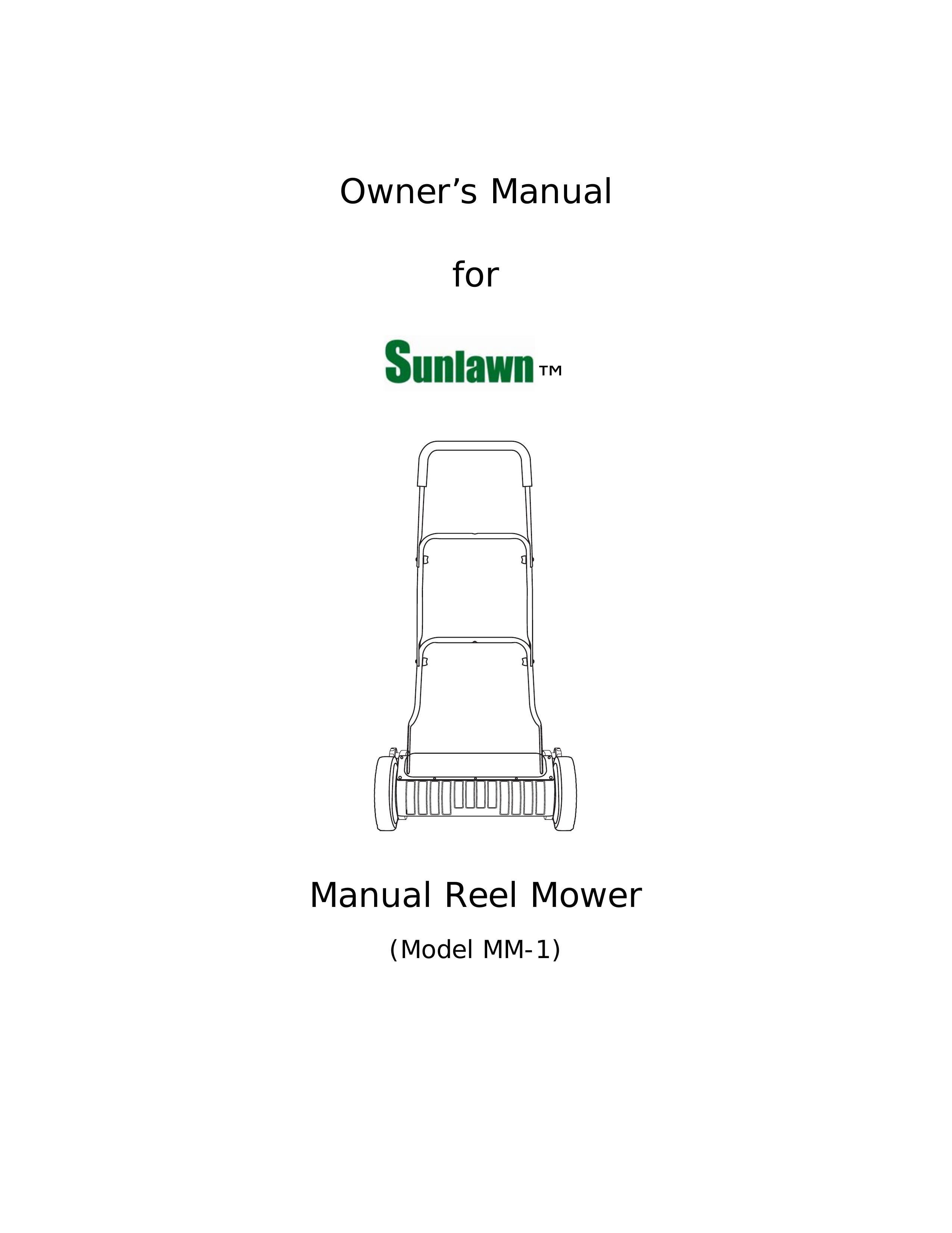 Reel Mowers, Etc MM-1 Lawn Mower User Manual