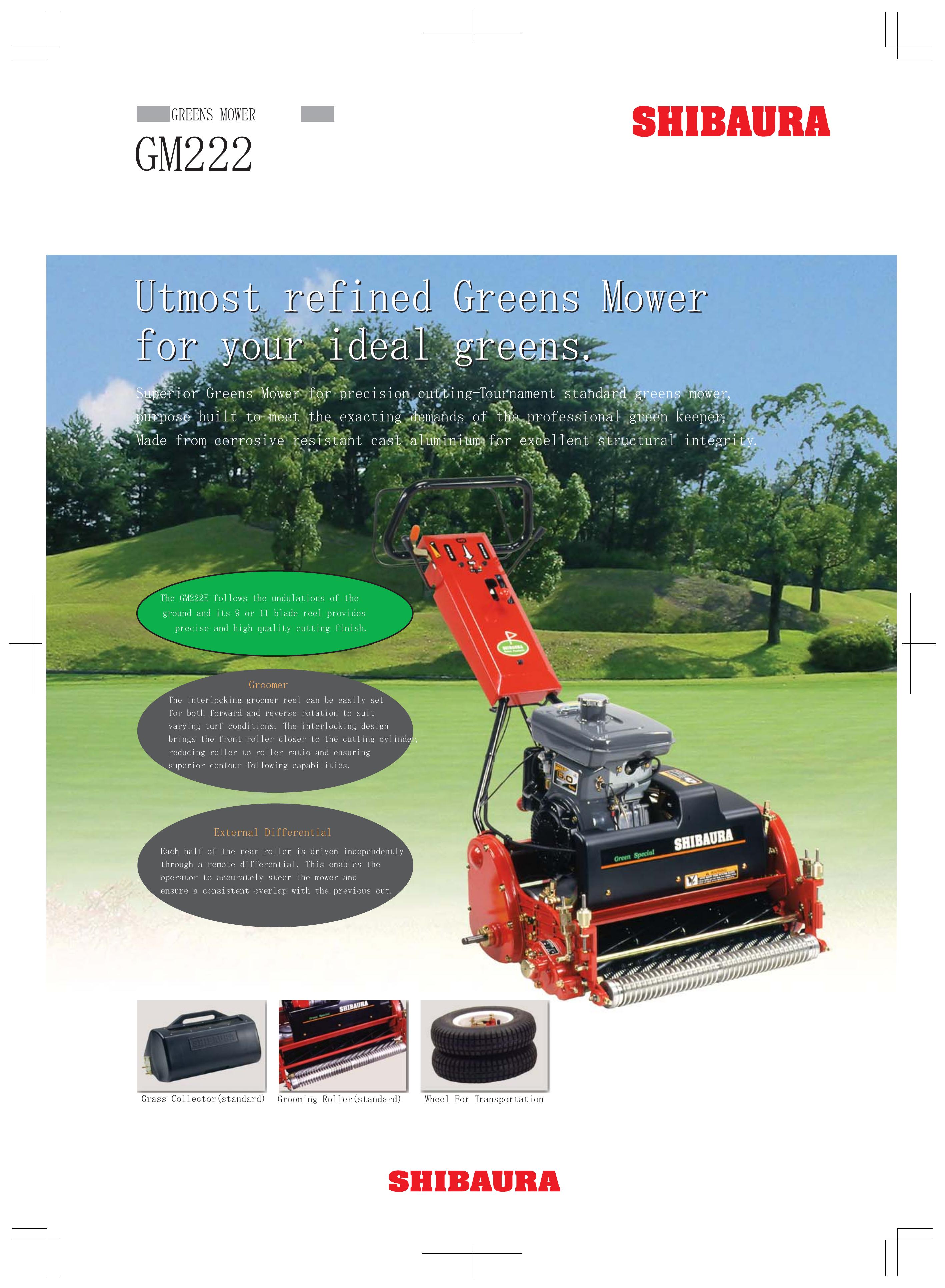 Shibaura GM222 Lawn Mower User Manual