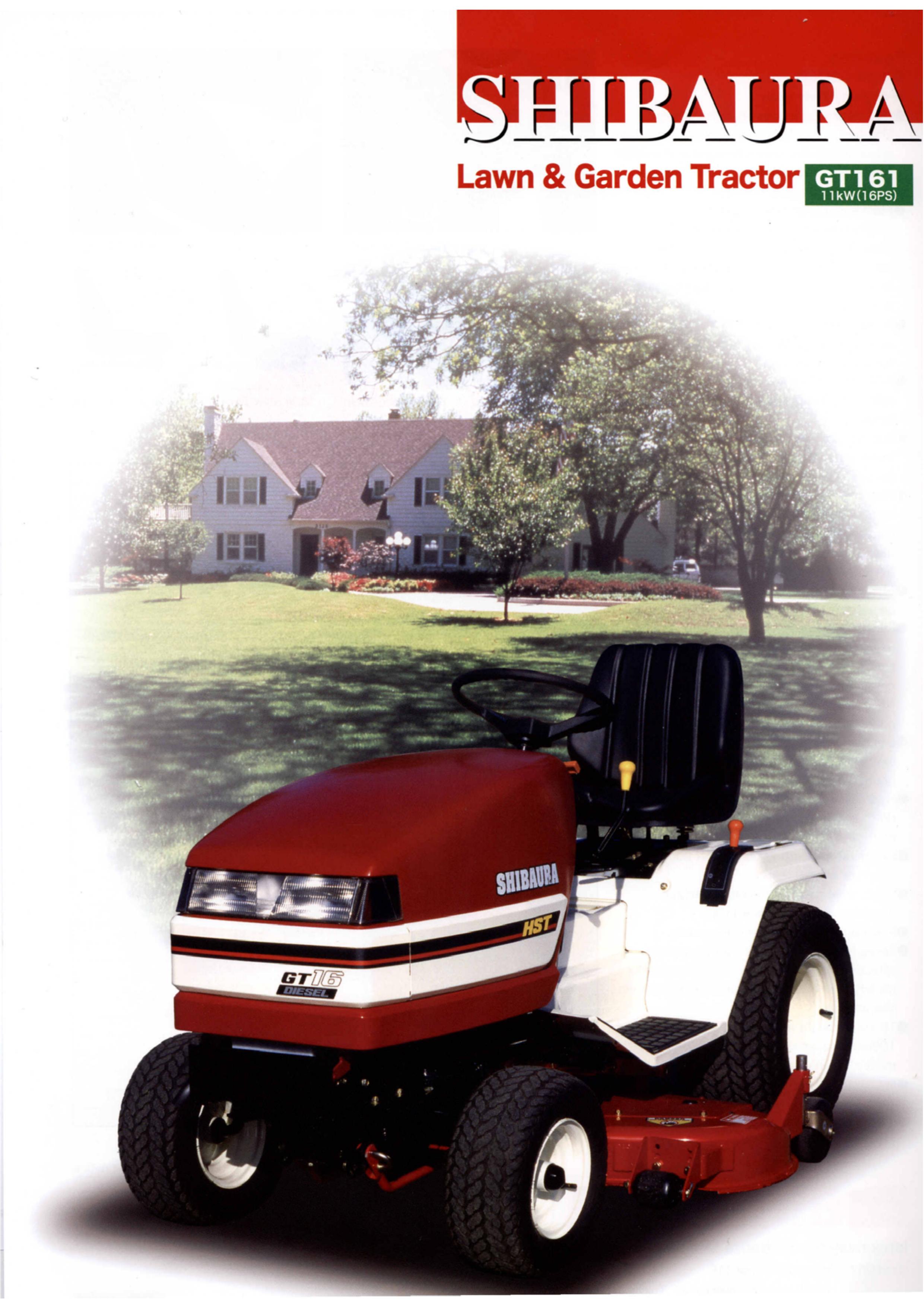 Shibaura GT161 Lawn Mower User Manual