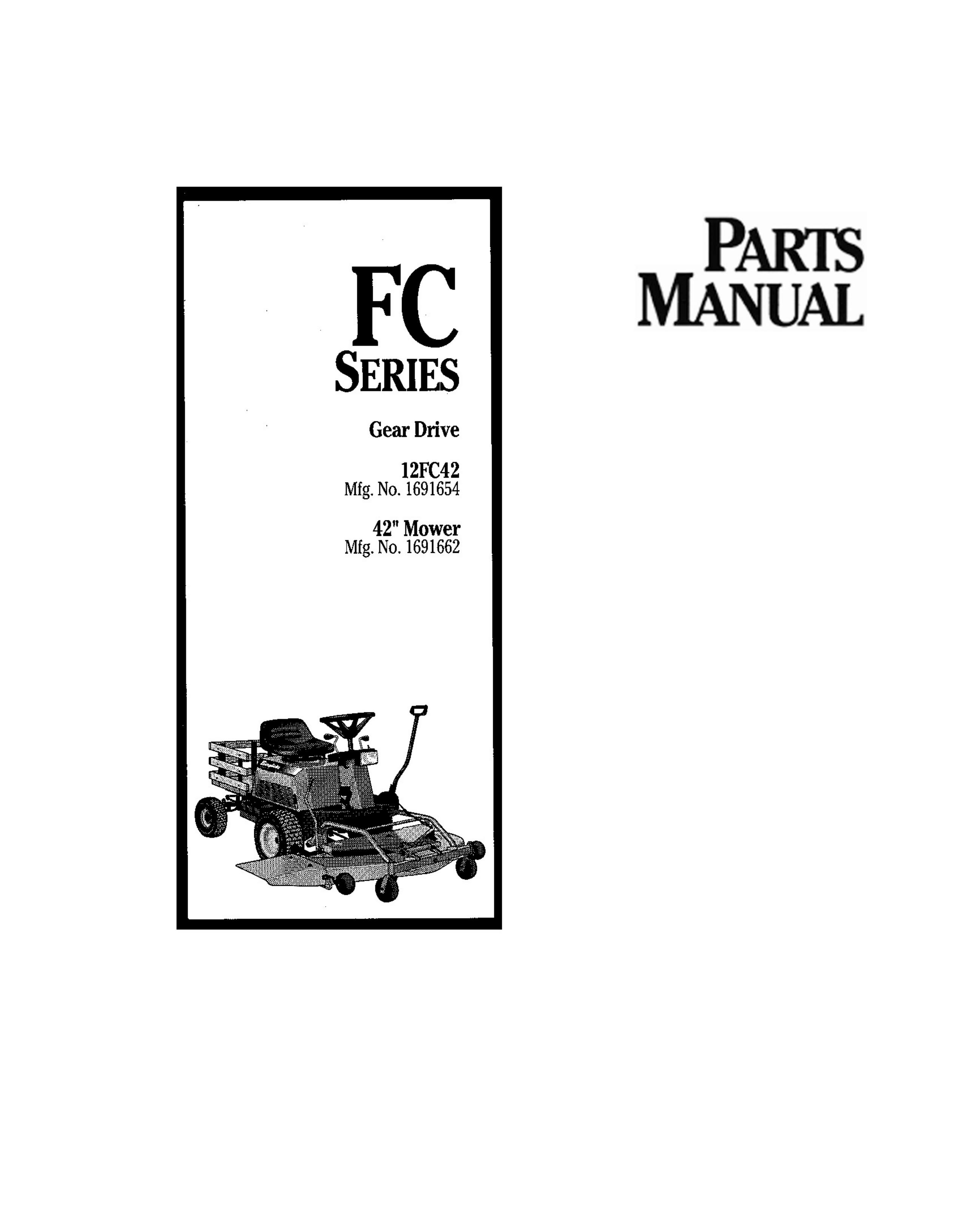 Simplicity 12FC42 Lawn Mower User Manual