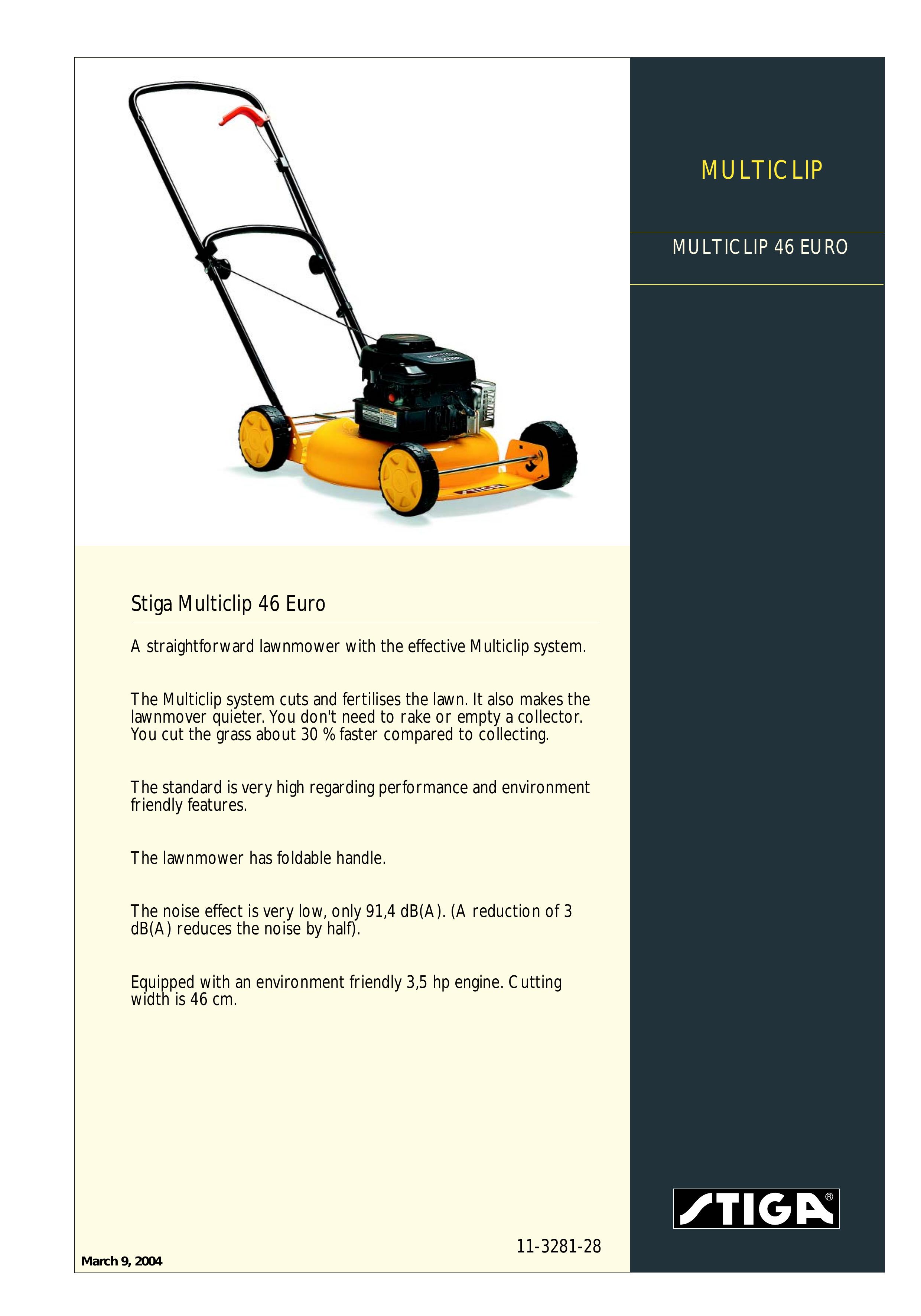 Stiga 11-3281-28 Lawn Mower User Manual