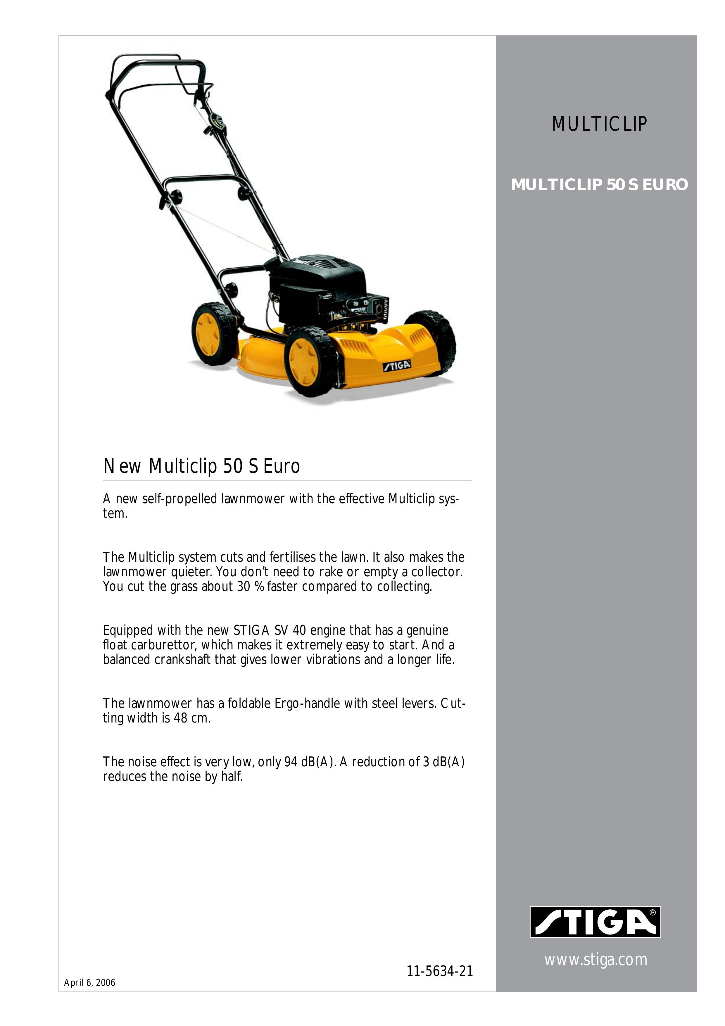 Stiga 11-5634-21 Lawn Mower User Manual