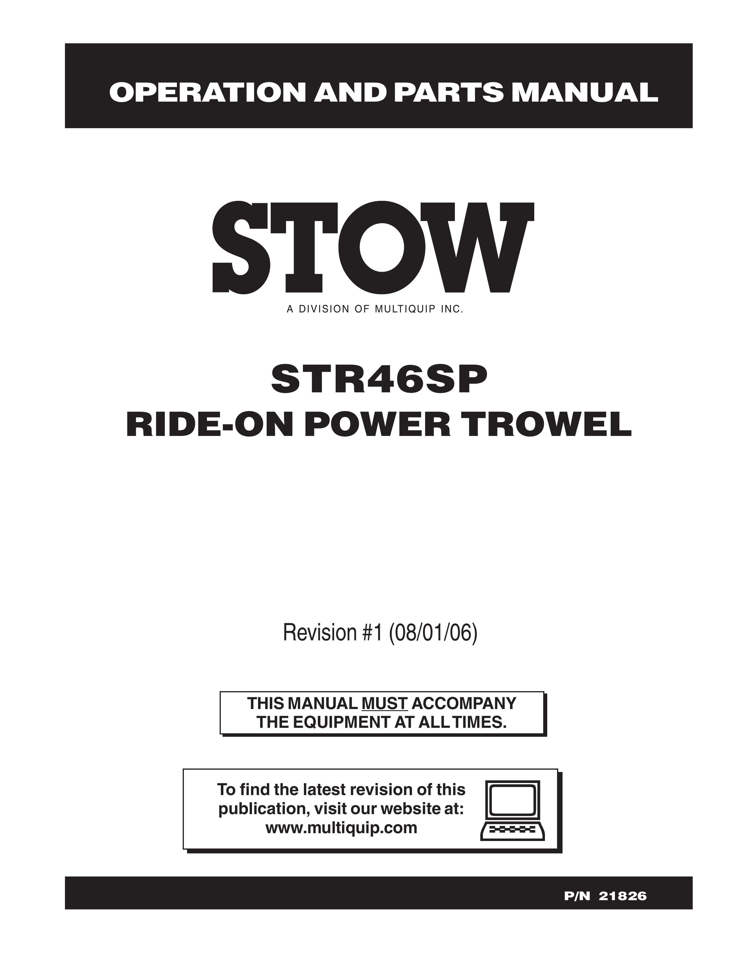 Stow STR46SP Lawn Mower User Manual