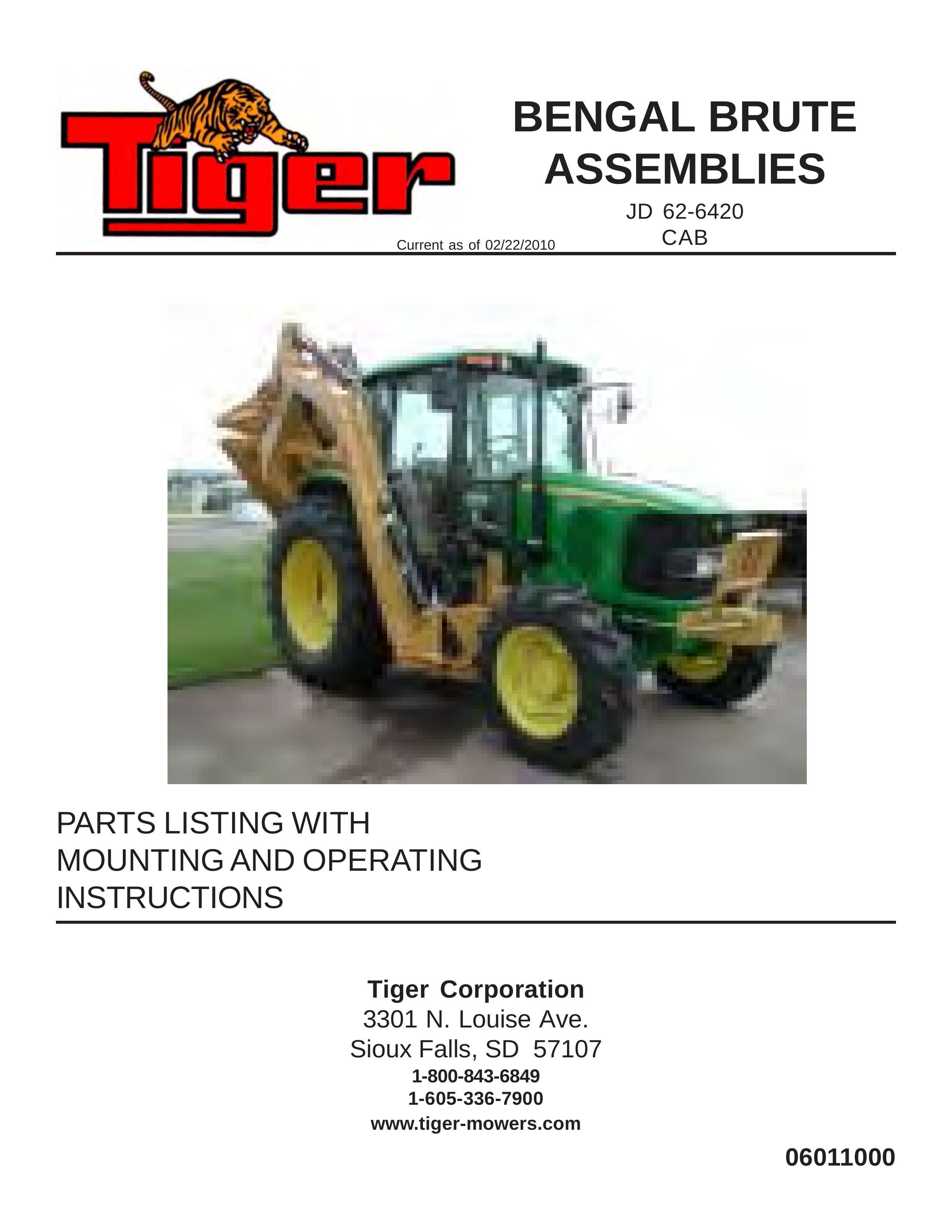 Tiger JD 62-6420 Lawn Mower User Manual