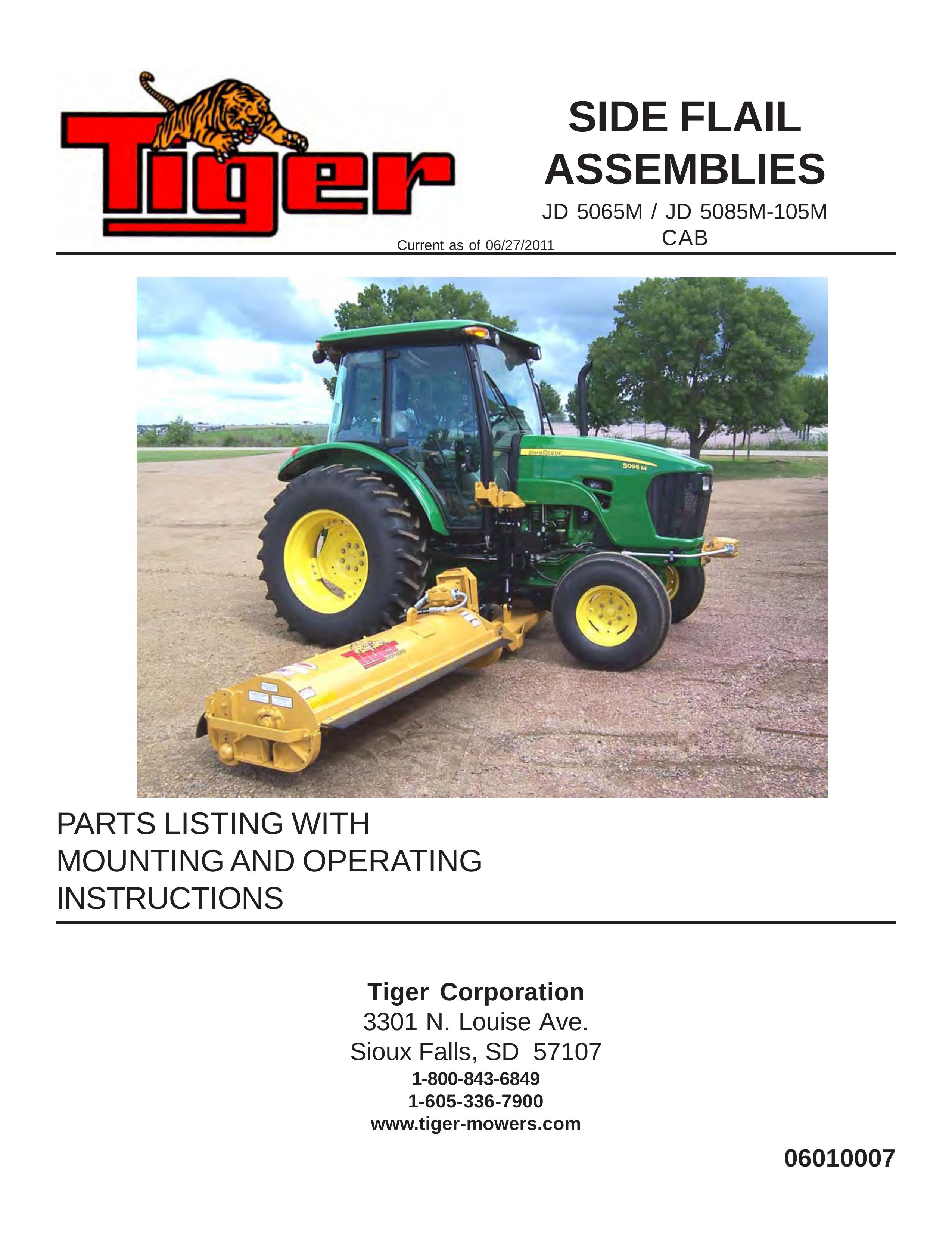 Tiger Mowers JD 5065M Lawn Mower User Manual