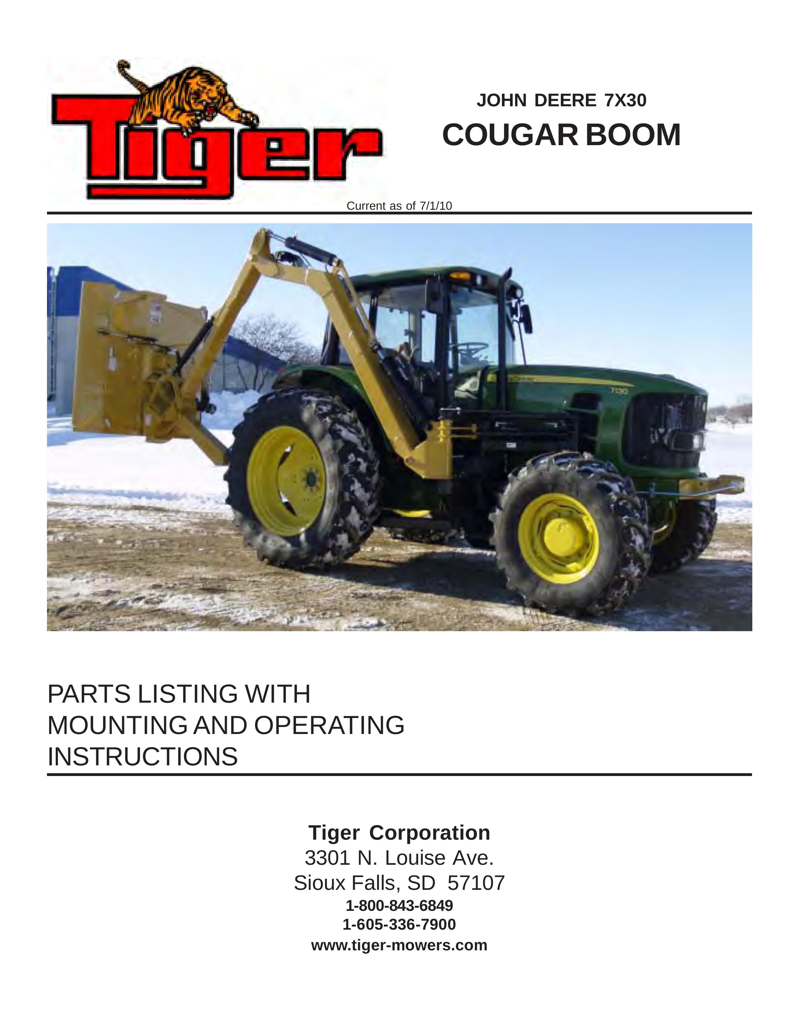Tiger Products Co., Ltd 7X30 Lawn Mower User Manual