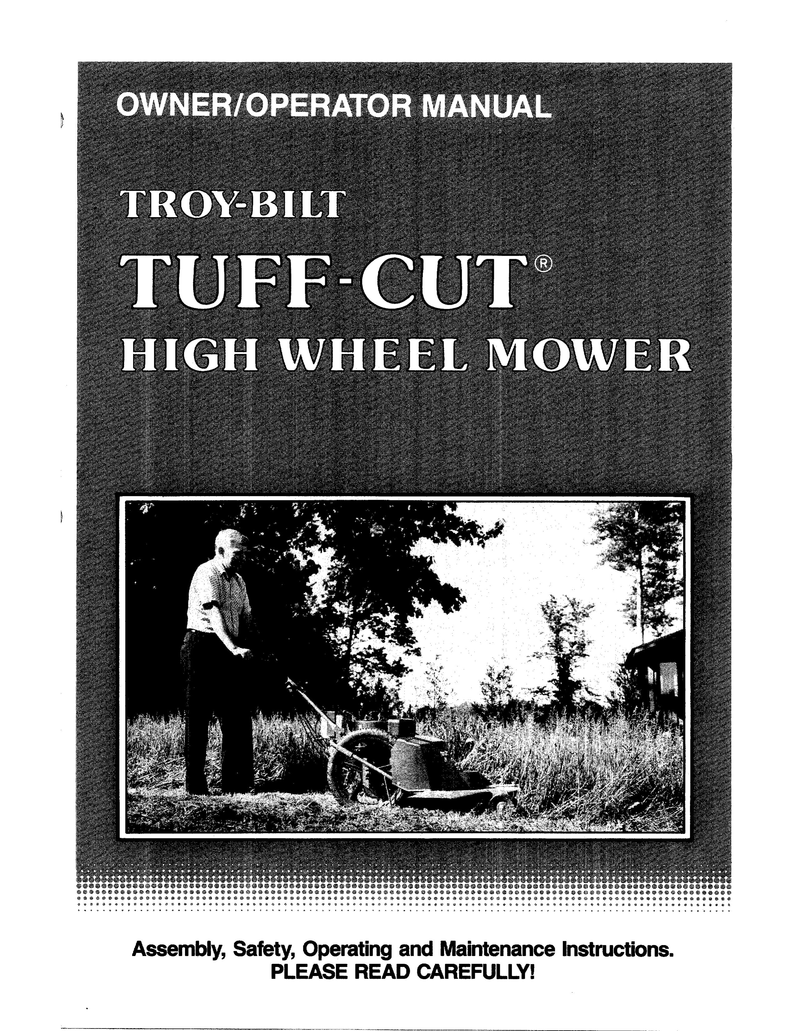Troy-Bilt 1900678 Lawn Mower User Manual