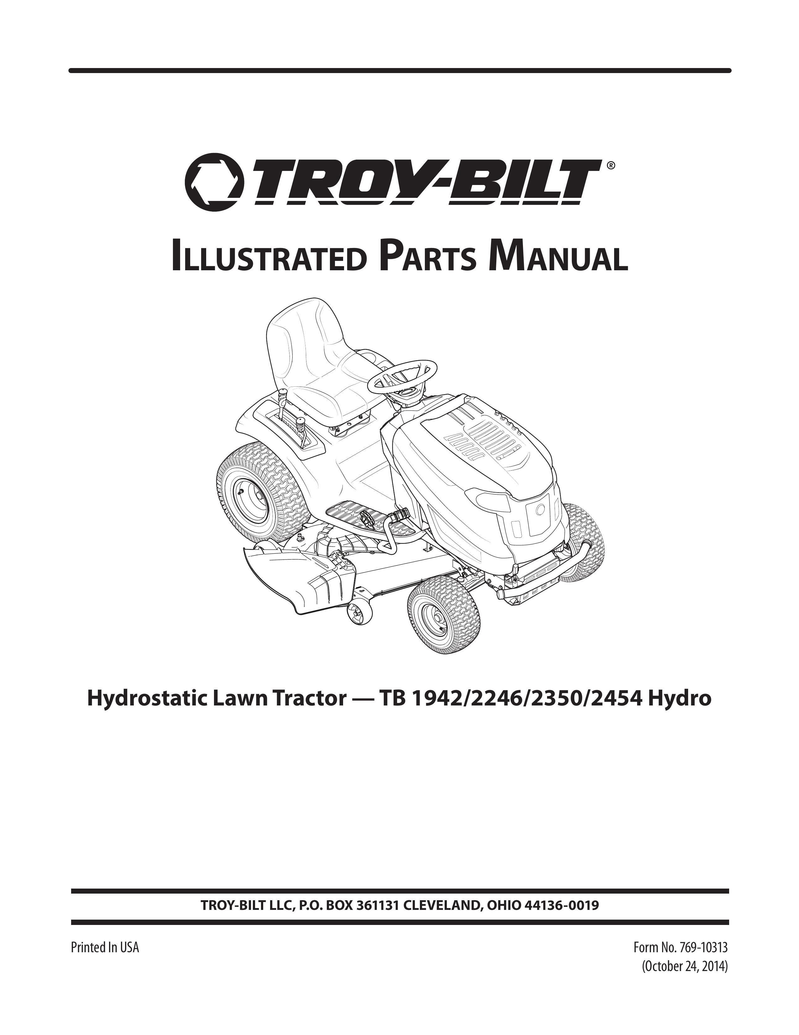 Troy-Bilt 2246 Lawn Mower User Manual