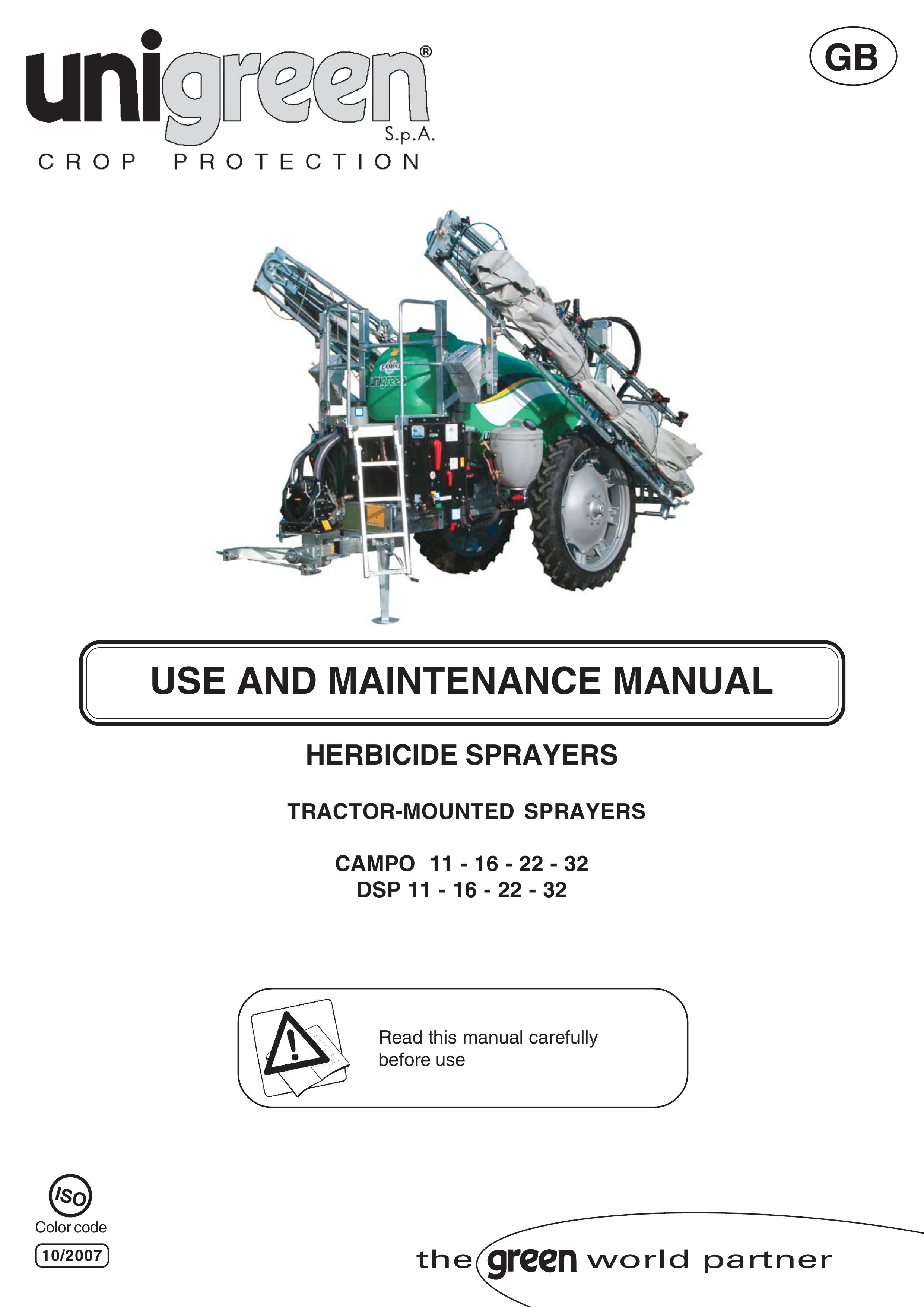 Unigreen CAMPO 11 - 16 - 22 - 32 Lawn Mower User Manual