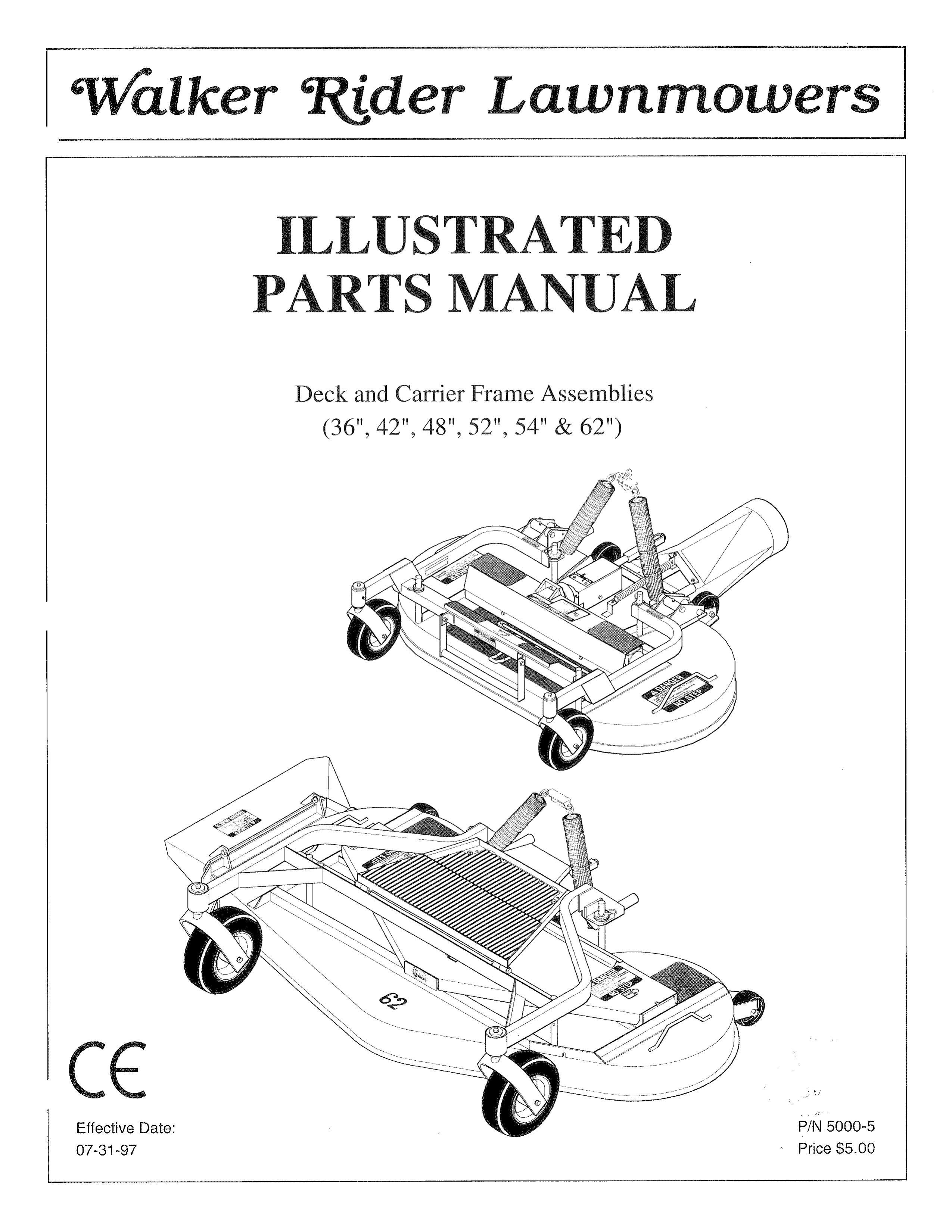 Walker 54-inch Lawn Mower User Manual