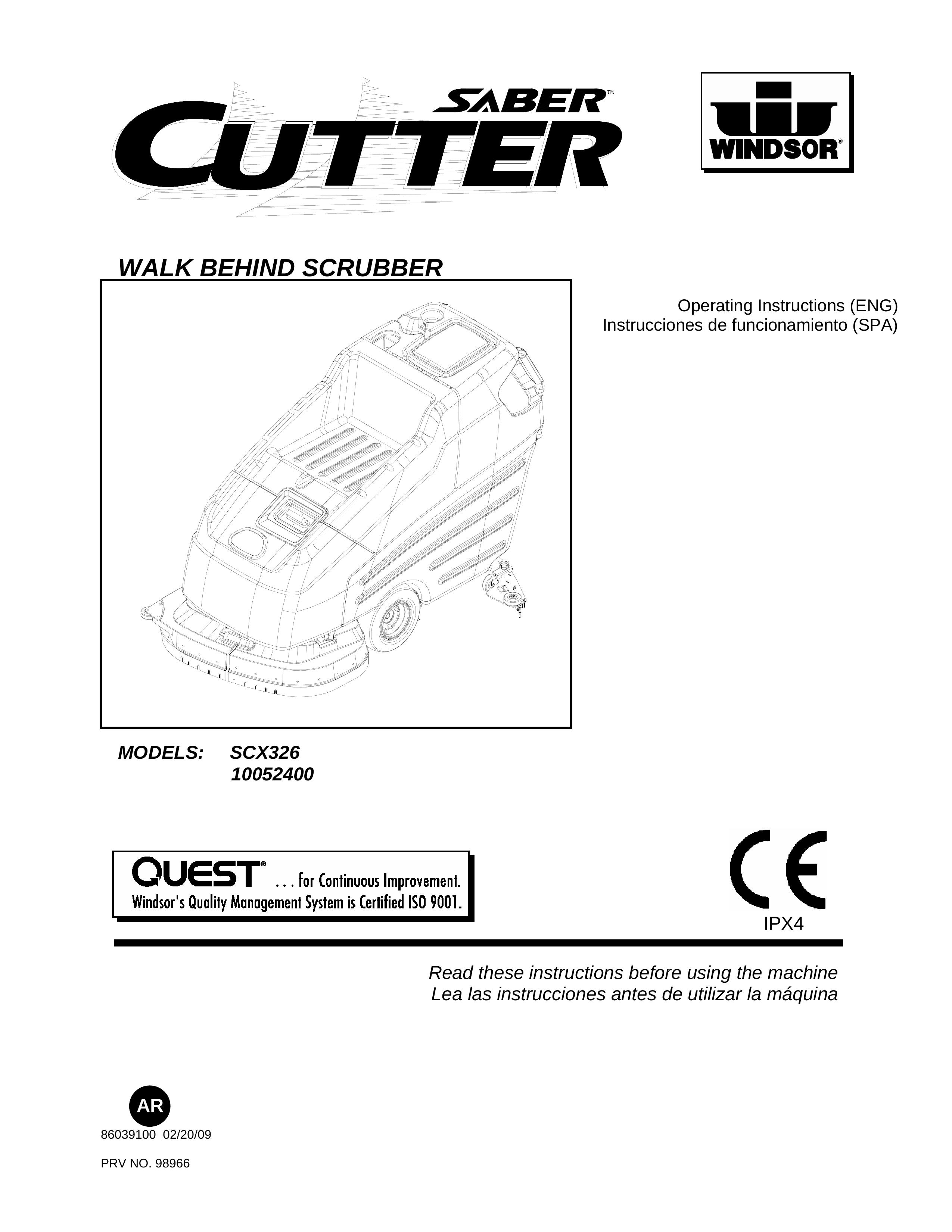 Windsor 10052400 Lawn Mower User Manual