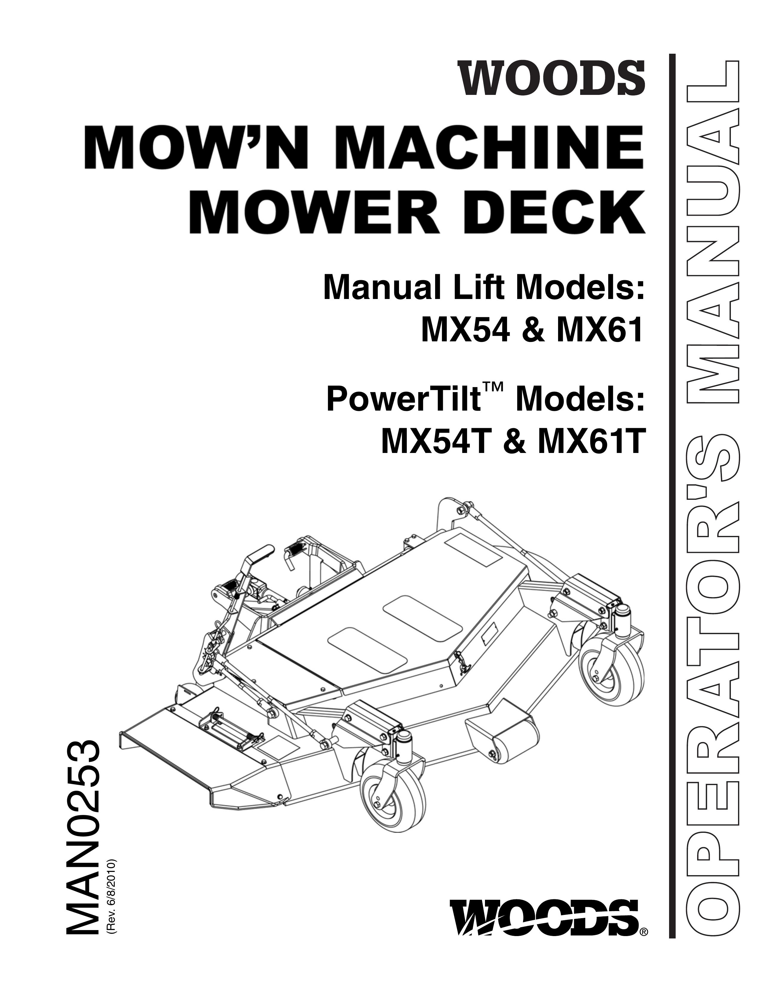 Woods Equipment MX54T Lawn Mower User Manual