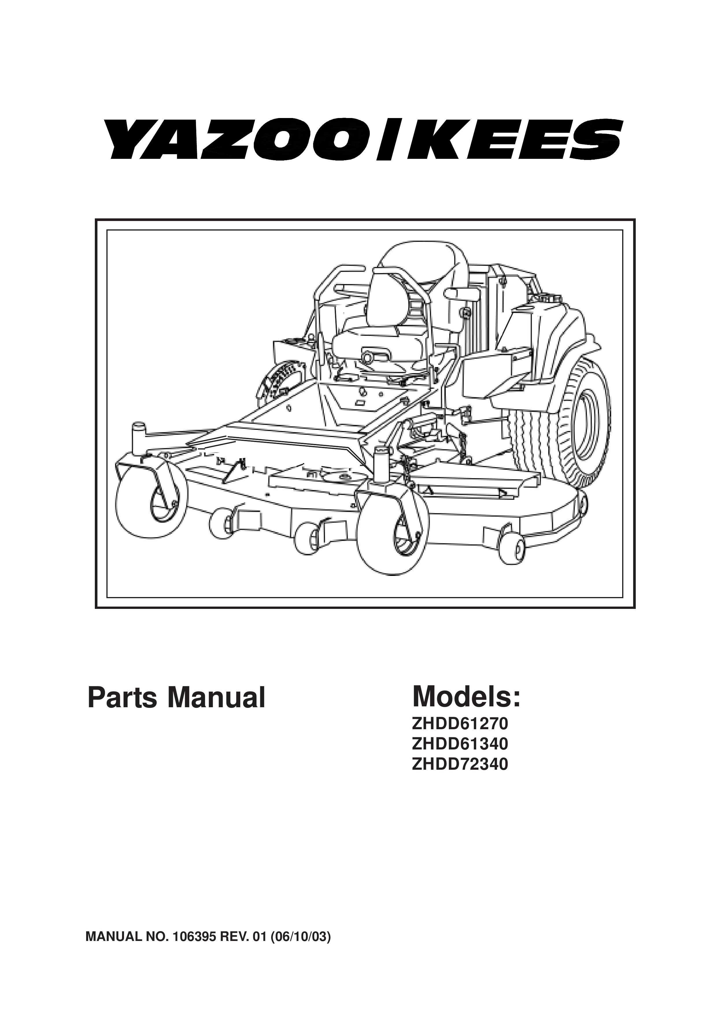 Yazoo/Kees 4HRK20 Lawn Mower User Manual