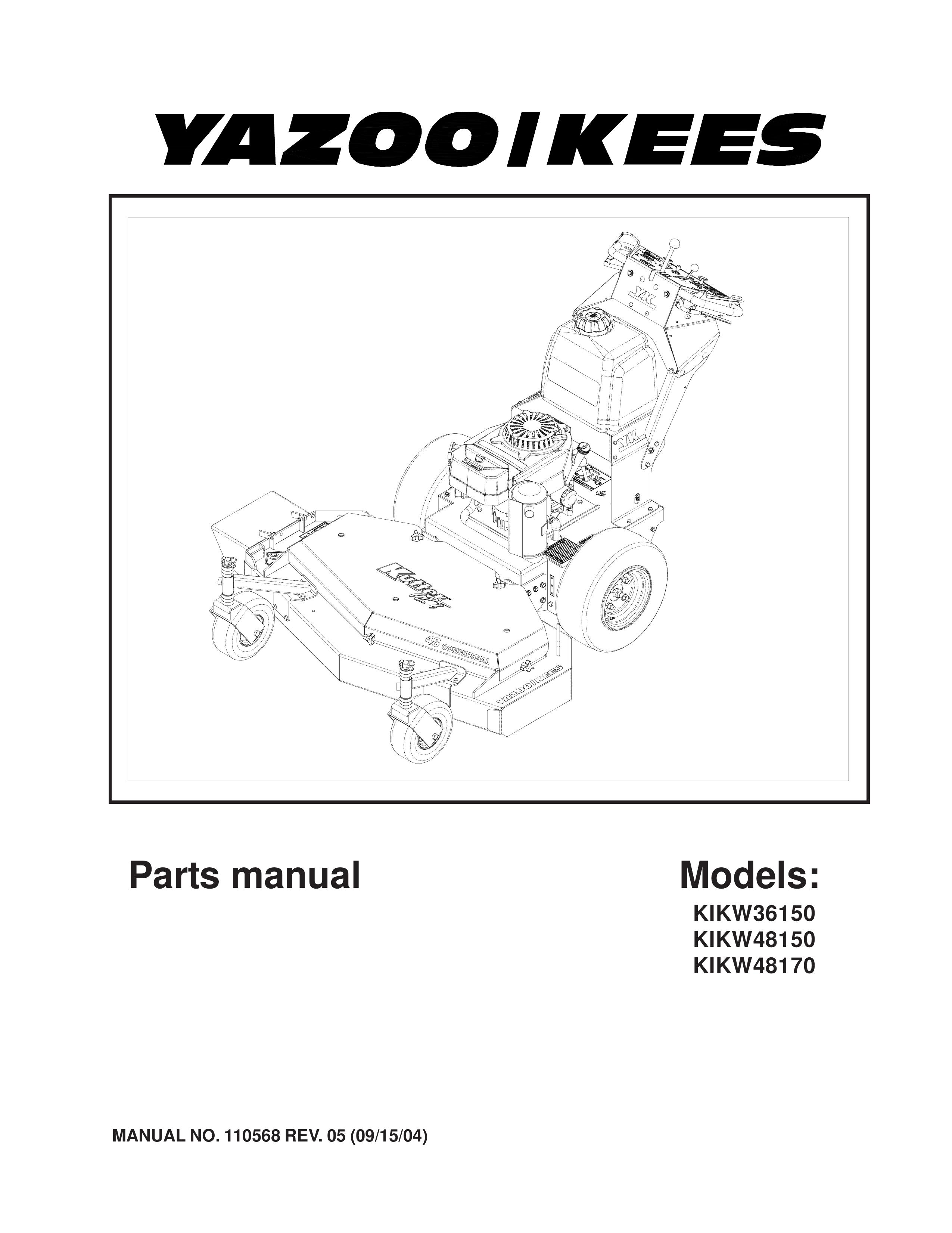 Yazoo/Kees KIKW48150 Lawn Mower User Manual