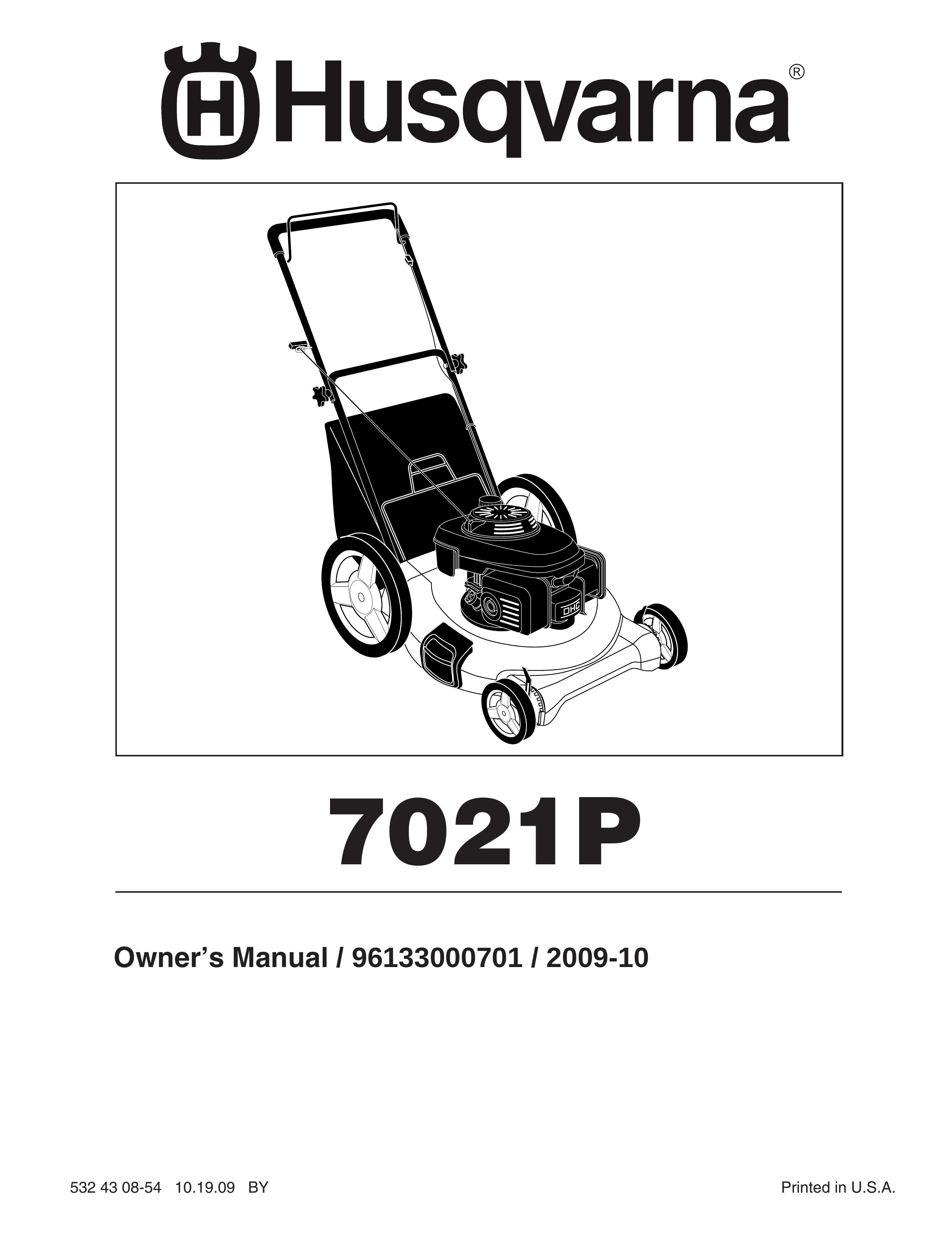 Husqvarna 7021P Lawn Mower Accessory User Manual