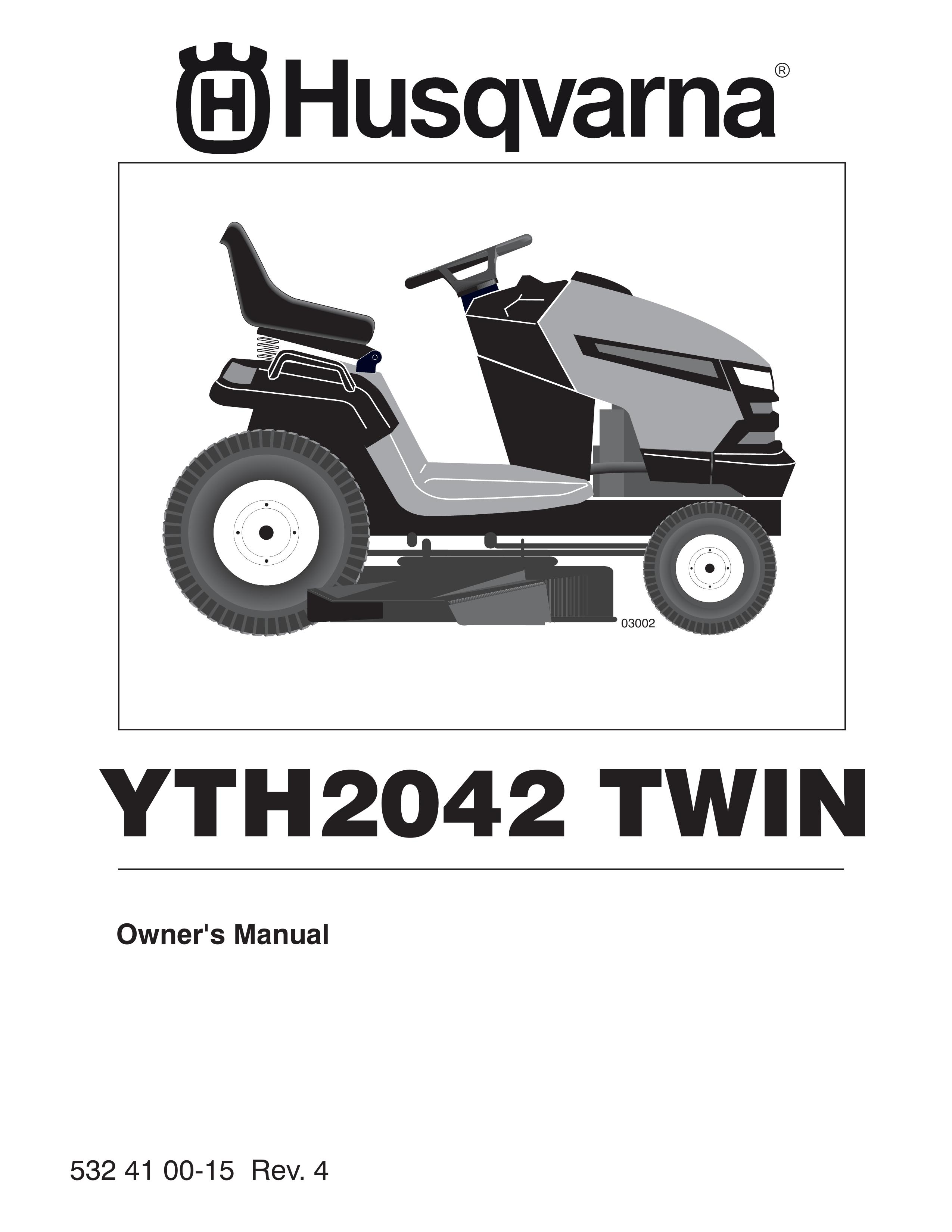 Husqvarna YTH2014 Twin Lawn Mower Accessory User Manual