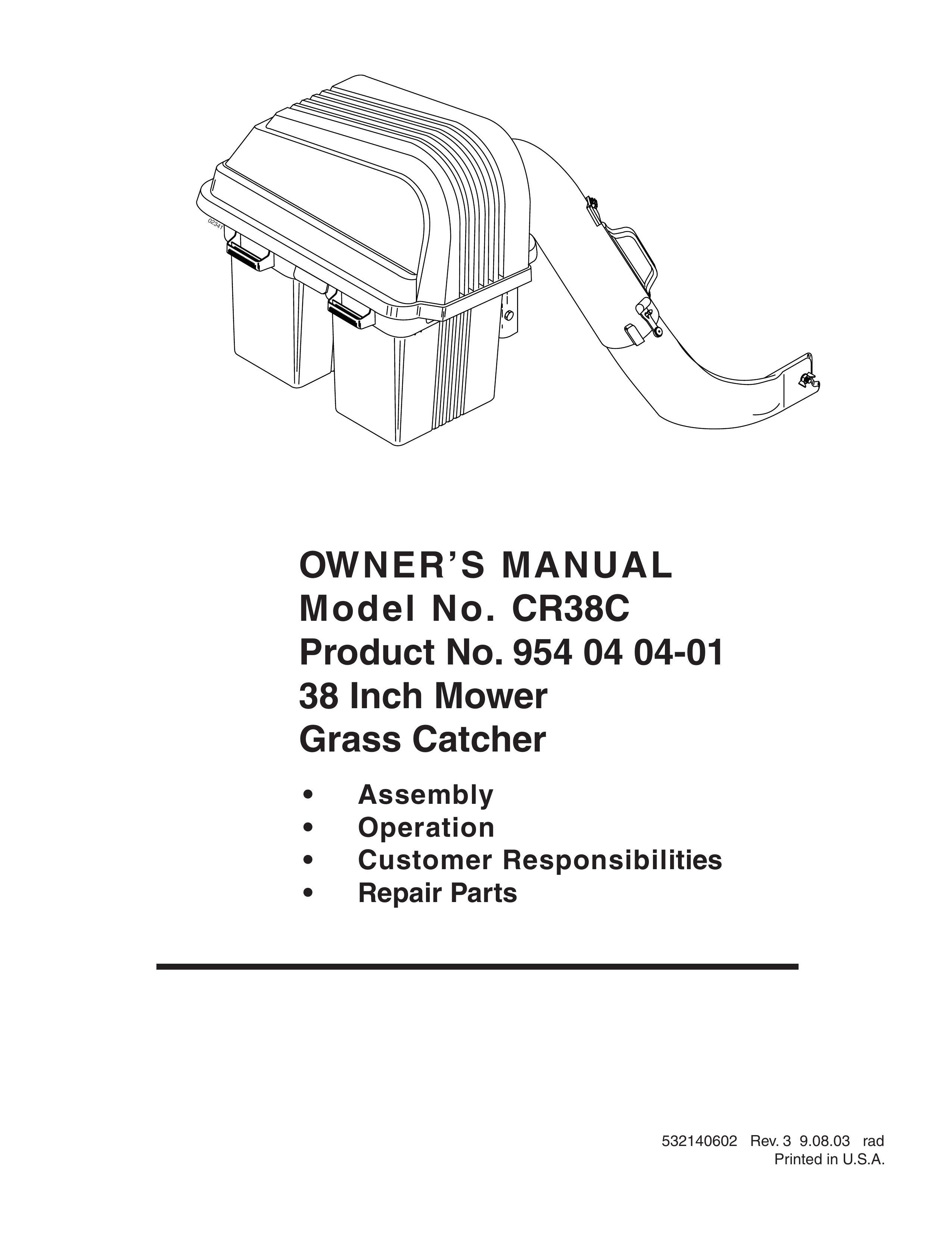 Poulan 532140602 Lawn Mower Accessory User Manual