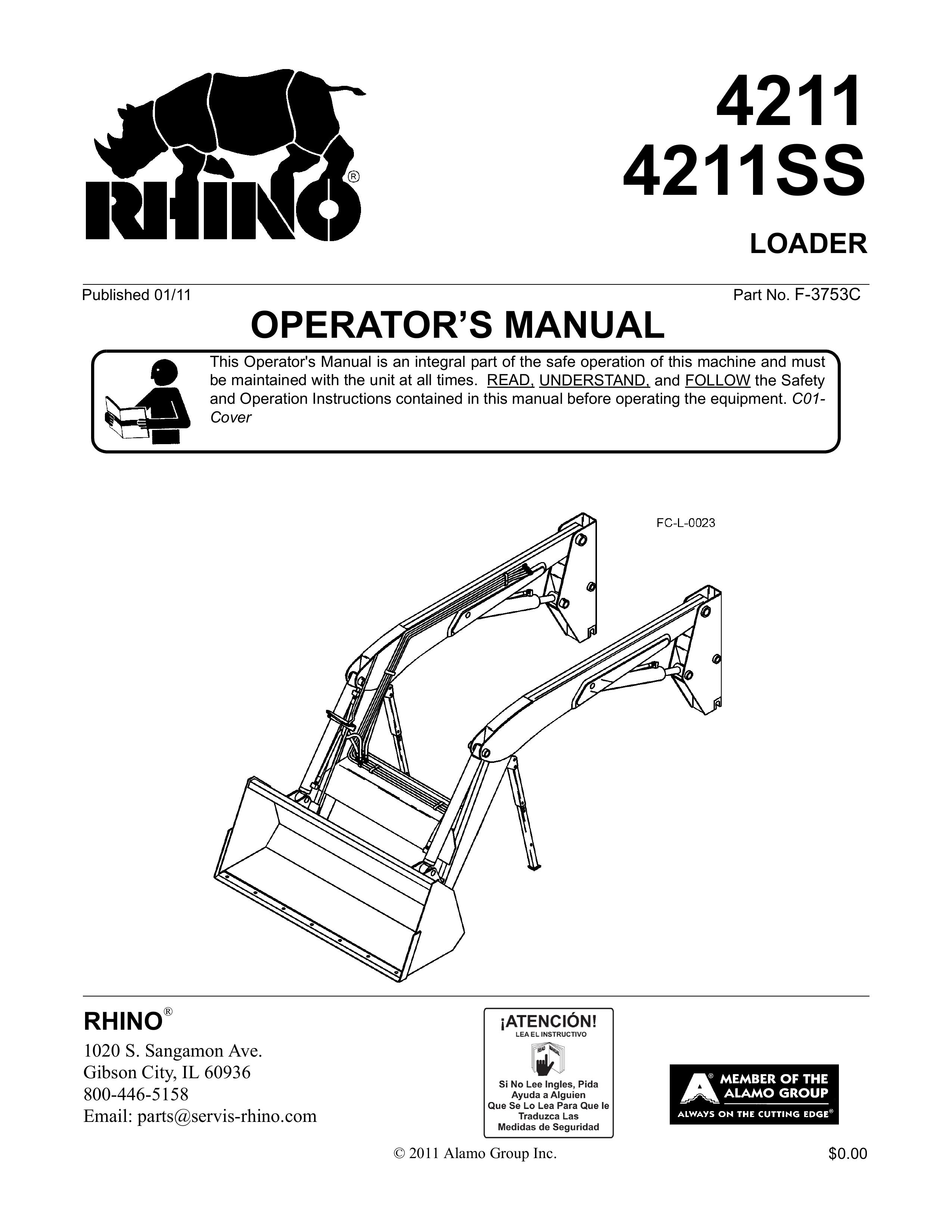 Servis-Rhino 4211SS Lawn Mower Accessory User Manual