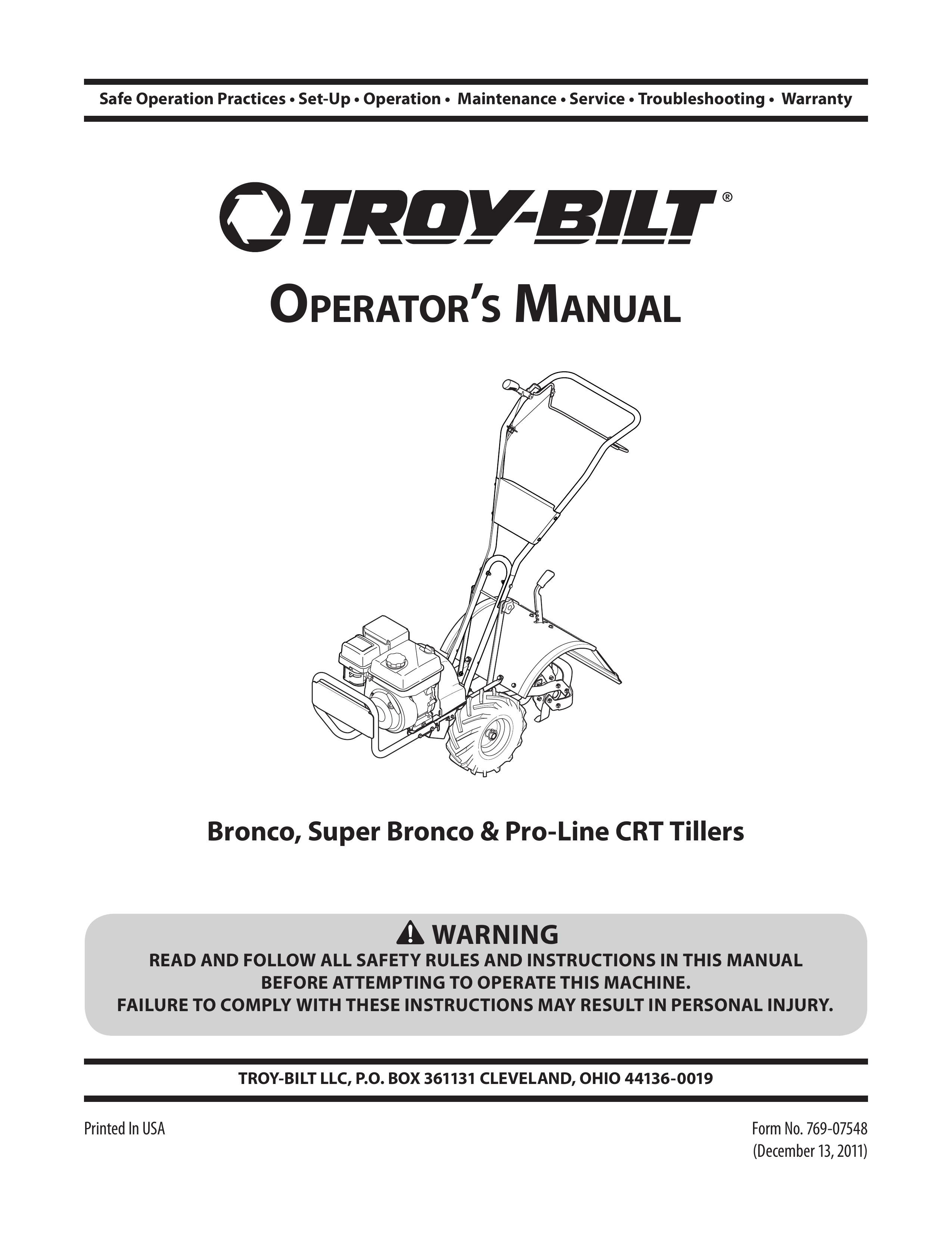 Troy-Bilt 769-07548 Lawn Mower Accessory User Manual