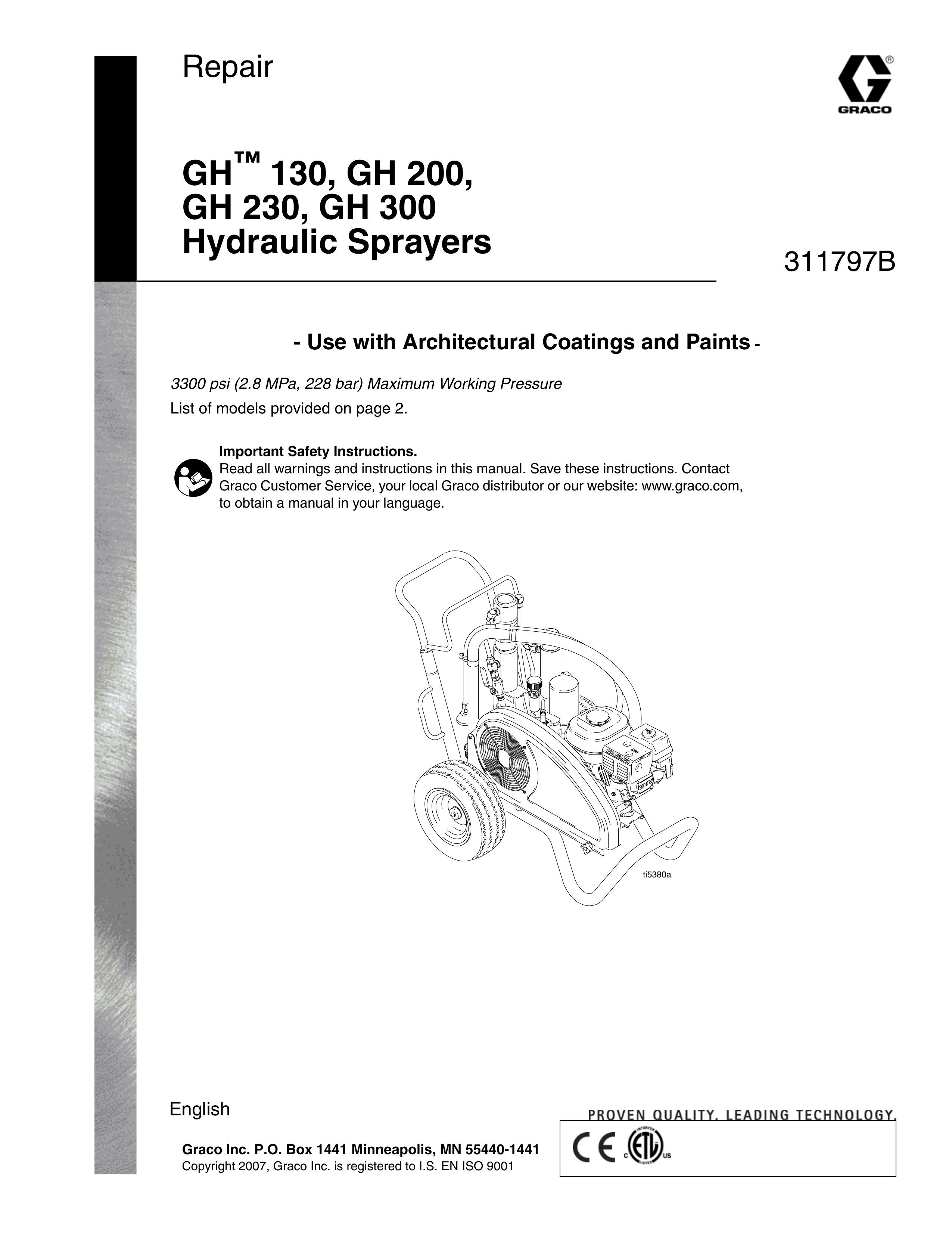 Uniden GH 200 Lawn Mower Accessory User Manual