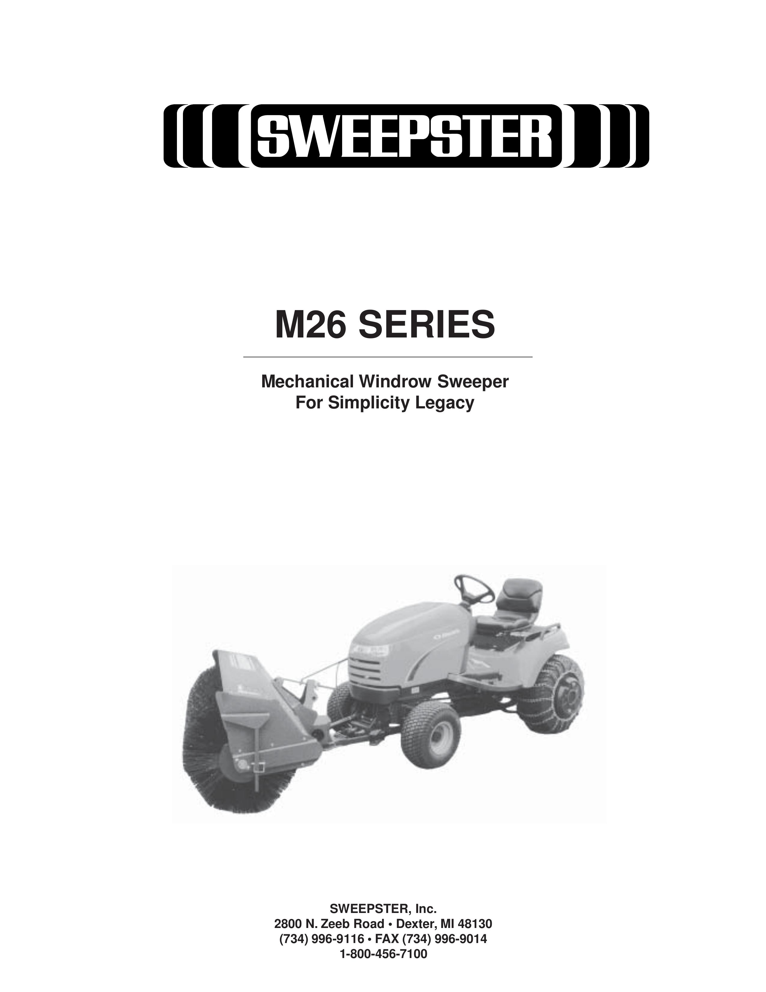 Snapper M26 Series Lawn Sweeper User Manual