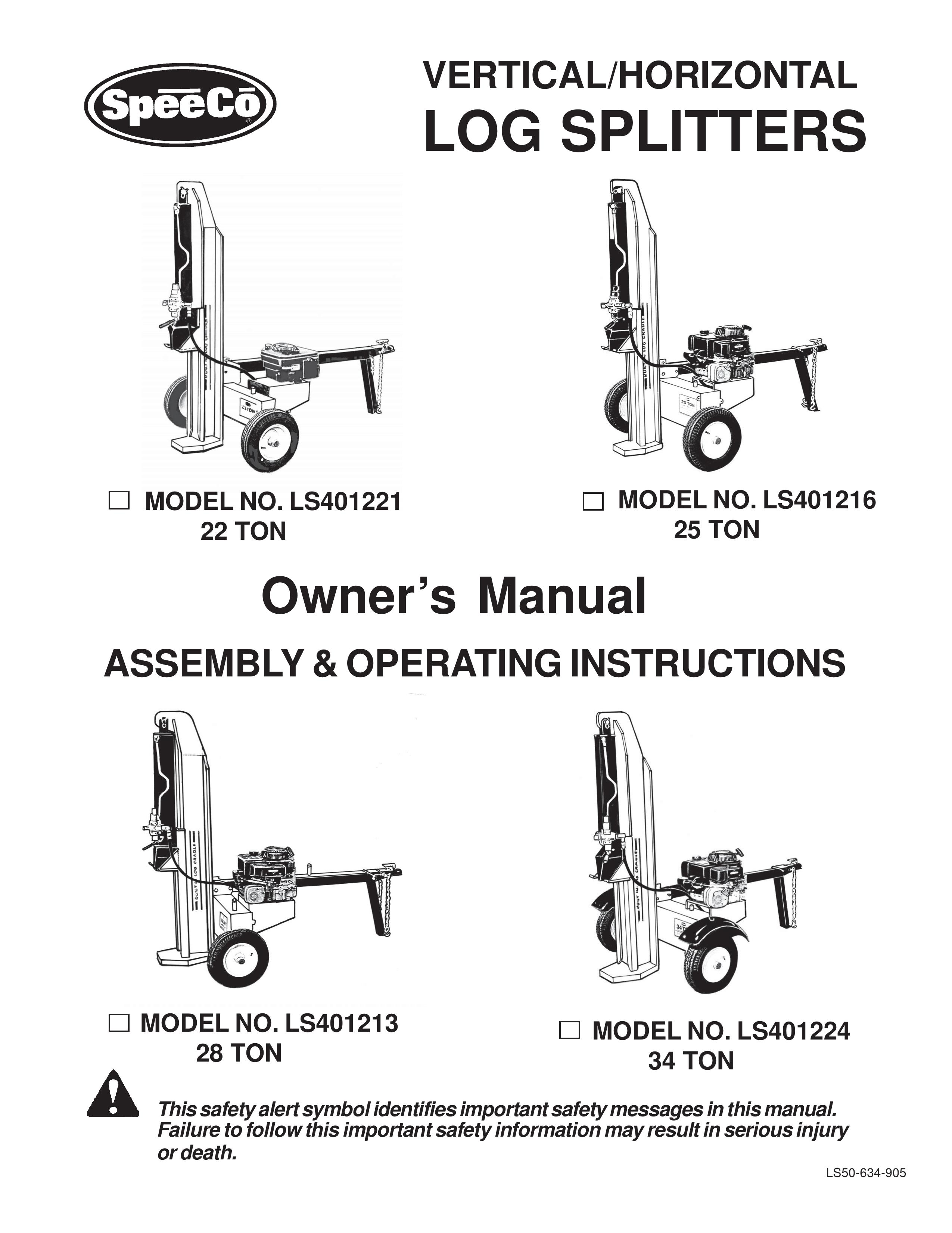 Briggs & Stratton LS401224 Log Splitter User Manual