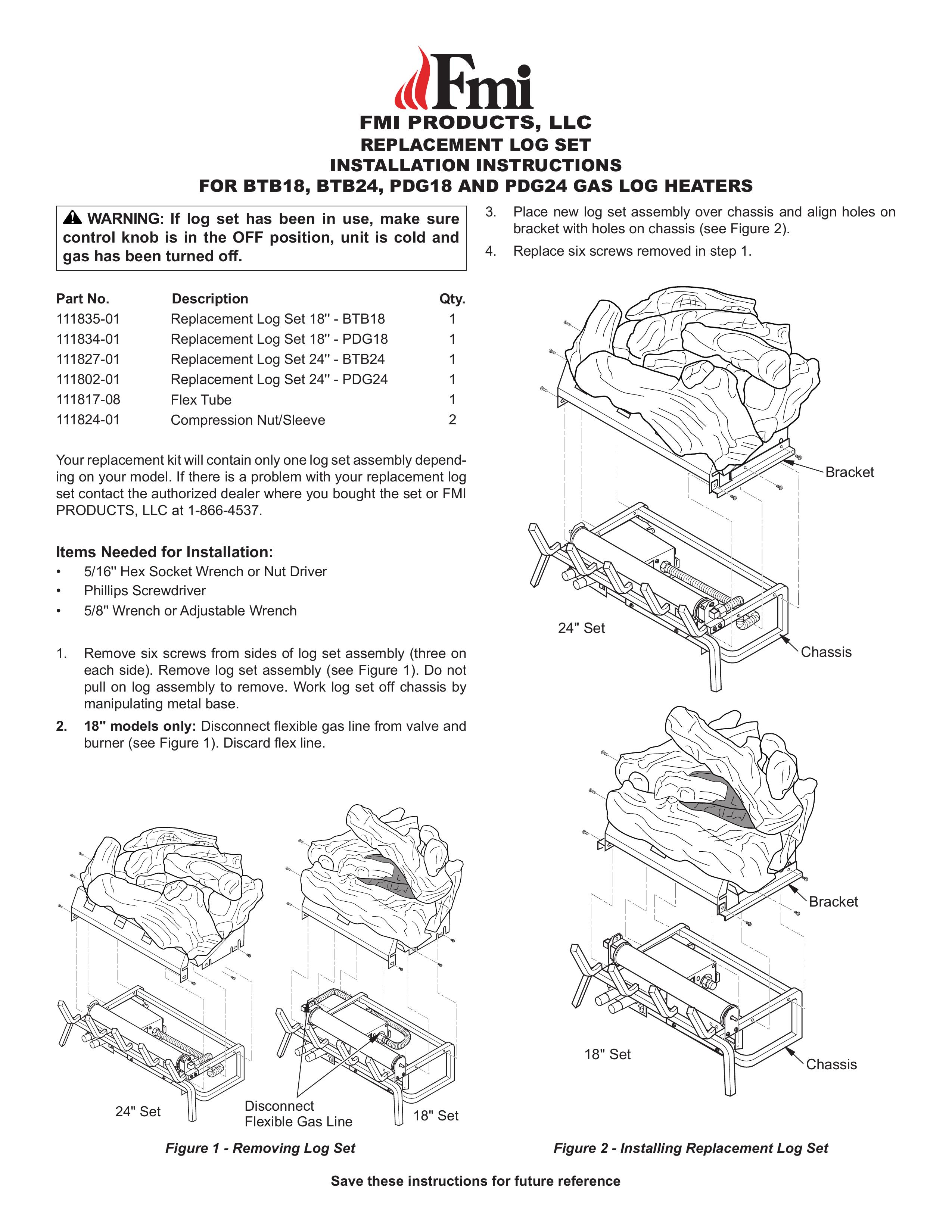 FMI BTB18 Log Splitter User Manual