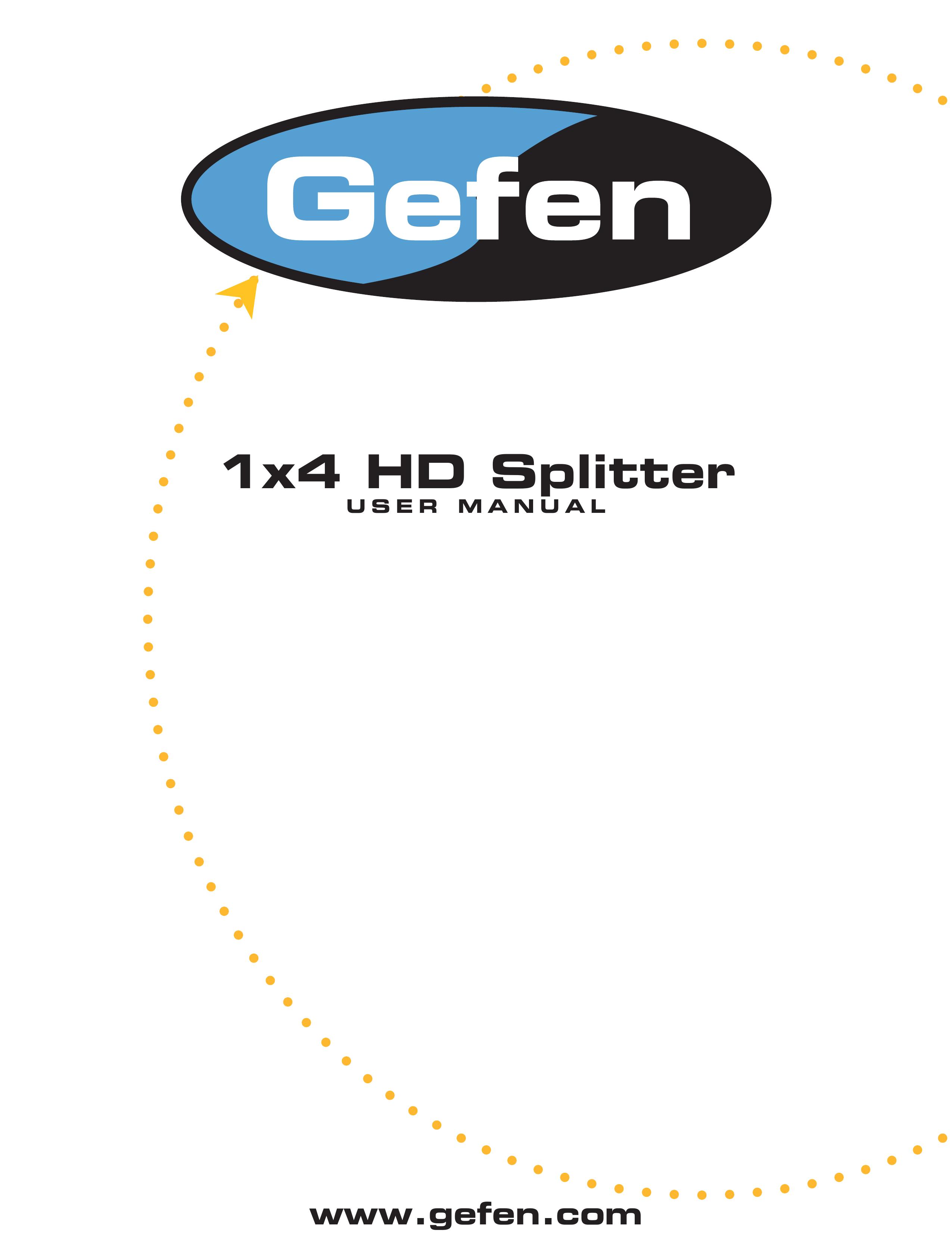 Gefen 1x4 Log Splitter User Manual