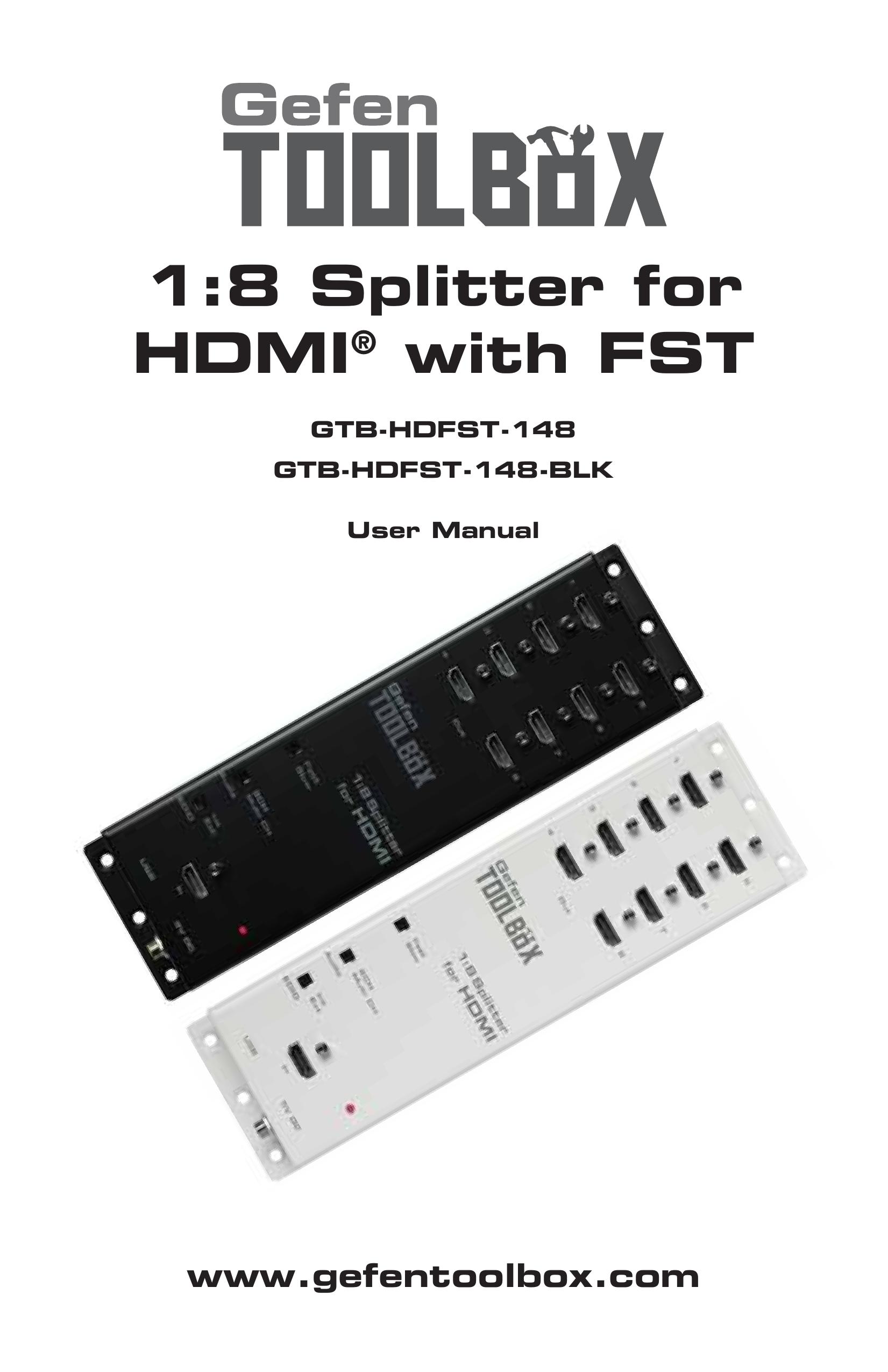 Gefen GTB-HDFST-148 Log Splitter User Manual
