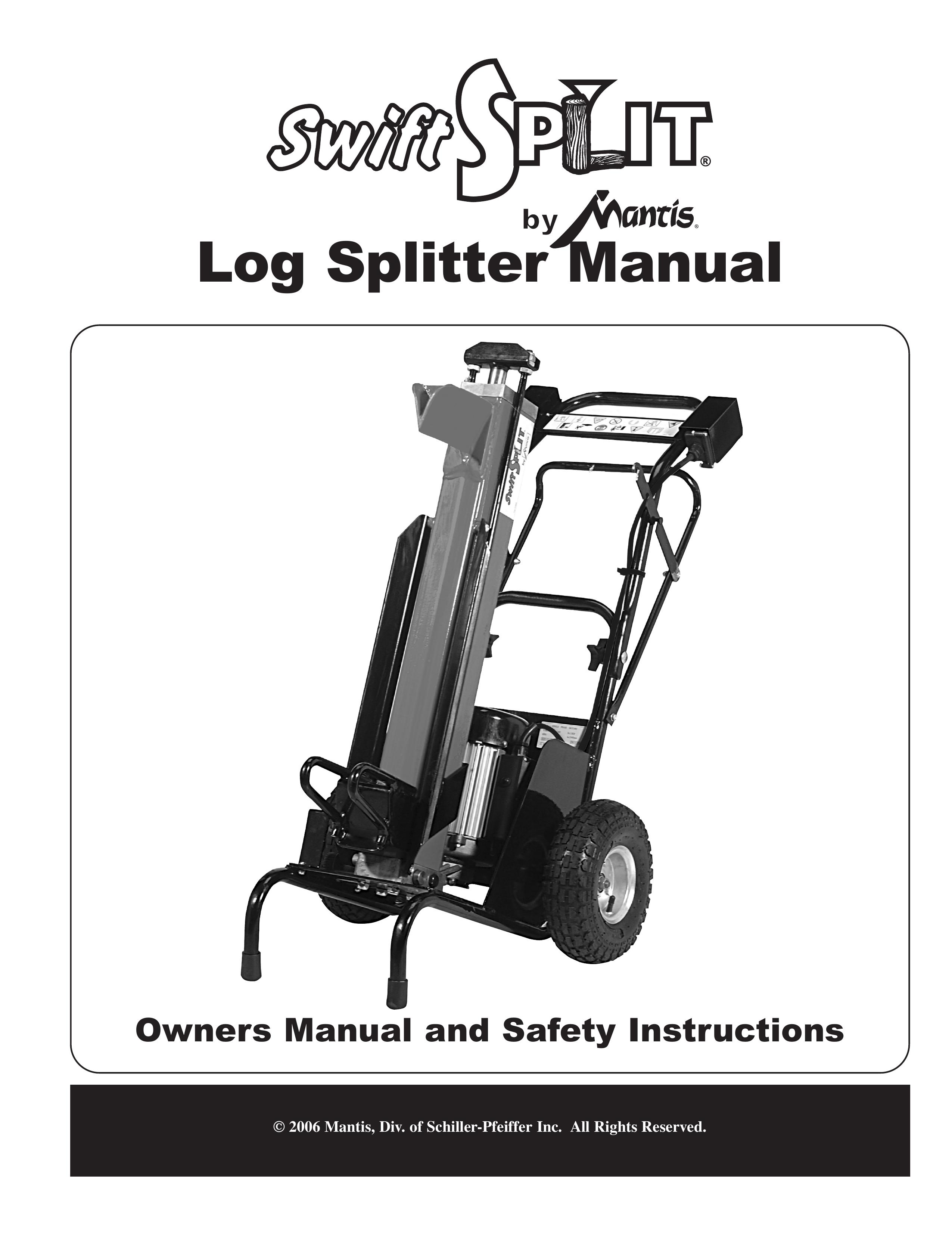 Mantis Swift Split Log Splitter User Manual