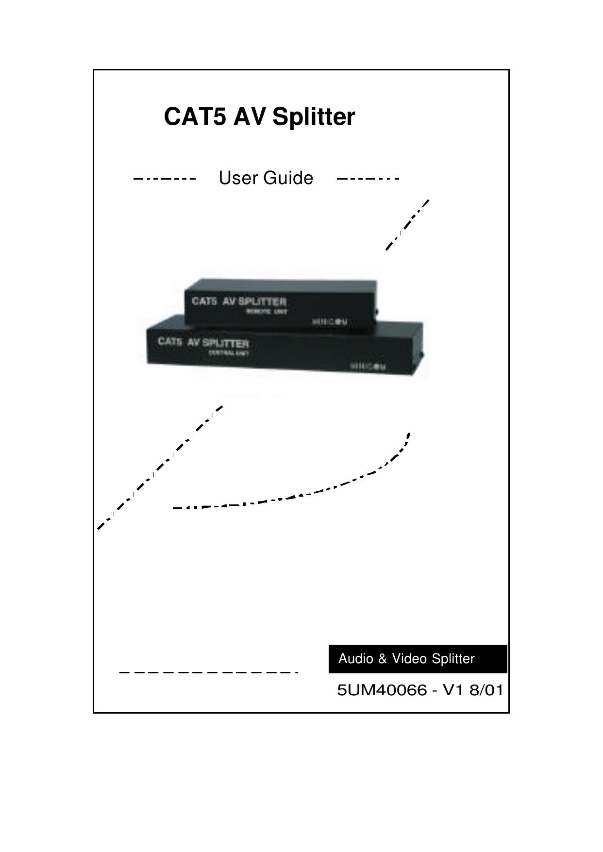 Minicom Advanced Systems 5UM40066 - V1 8/01 Log Splitter User Manual