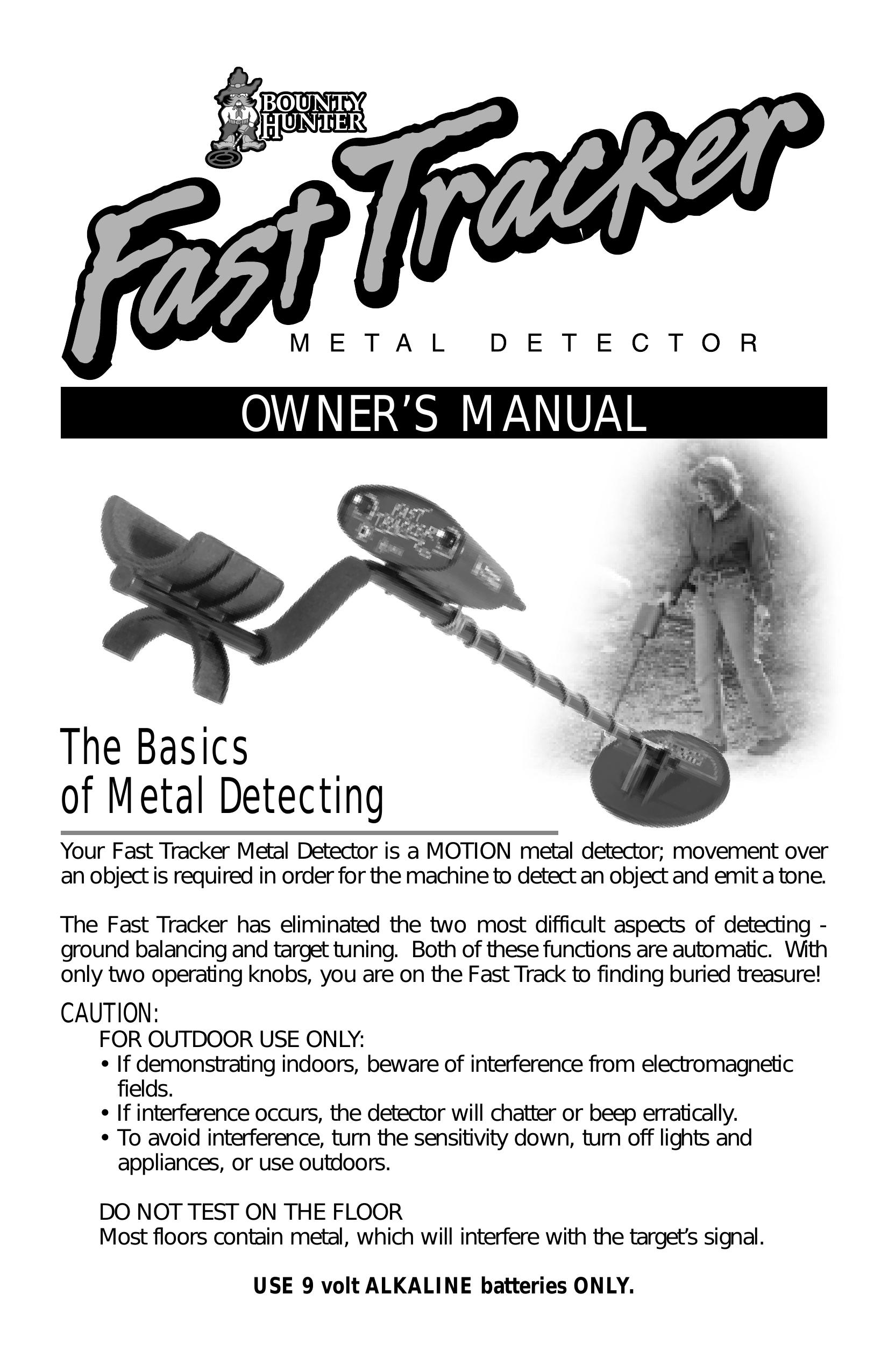 Bounty Hunter FAST Metal Detector User Manual