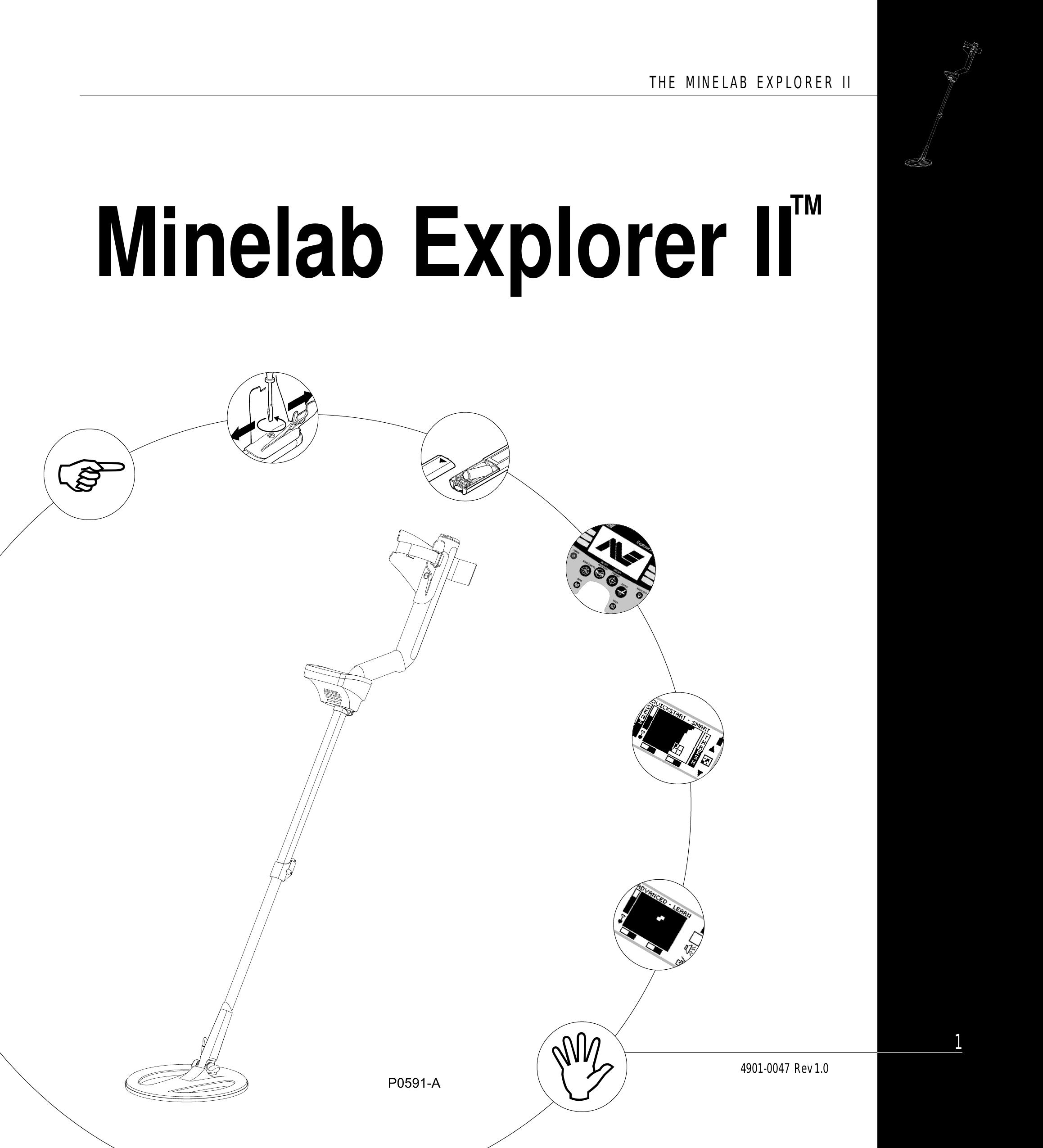 Minelab Mine lab Explorer IITM Metal Detector User Manual