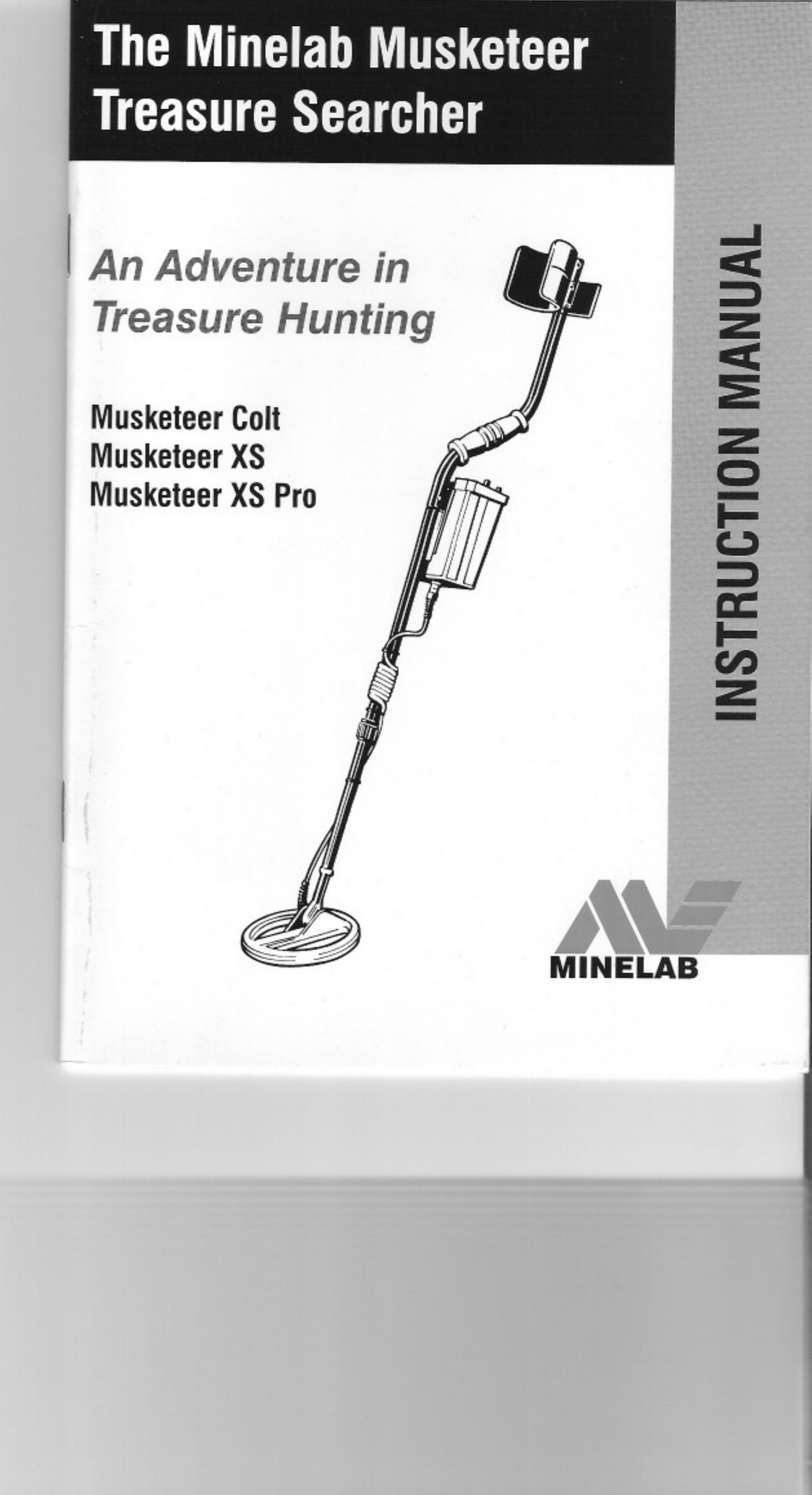 Minelab XS Pro Metal Detector User Manual