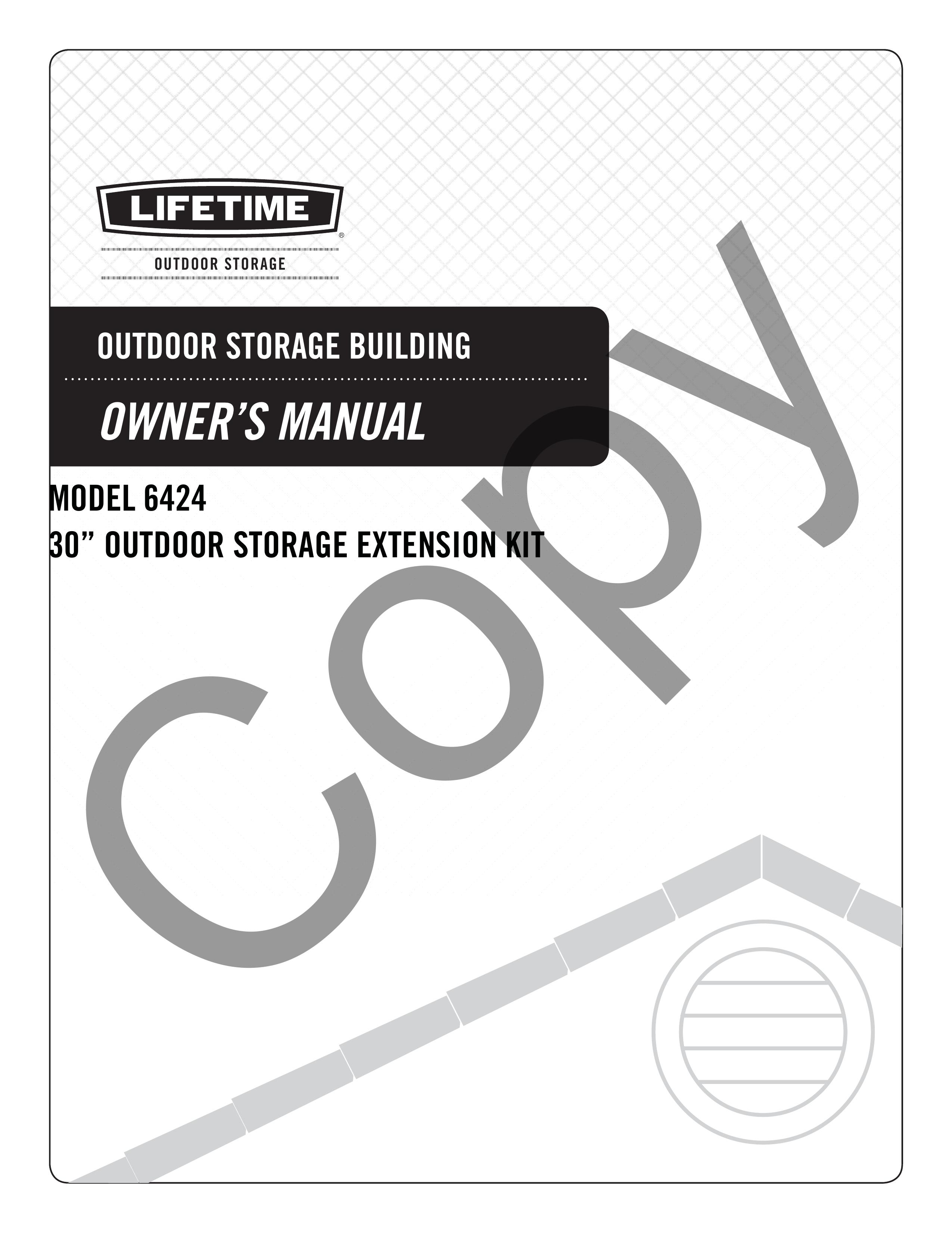 AB Soft 6424 Outdoor Storage User Manual