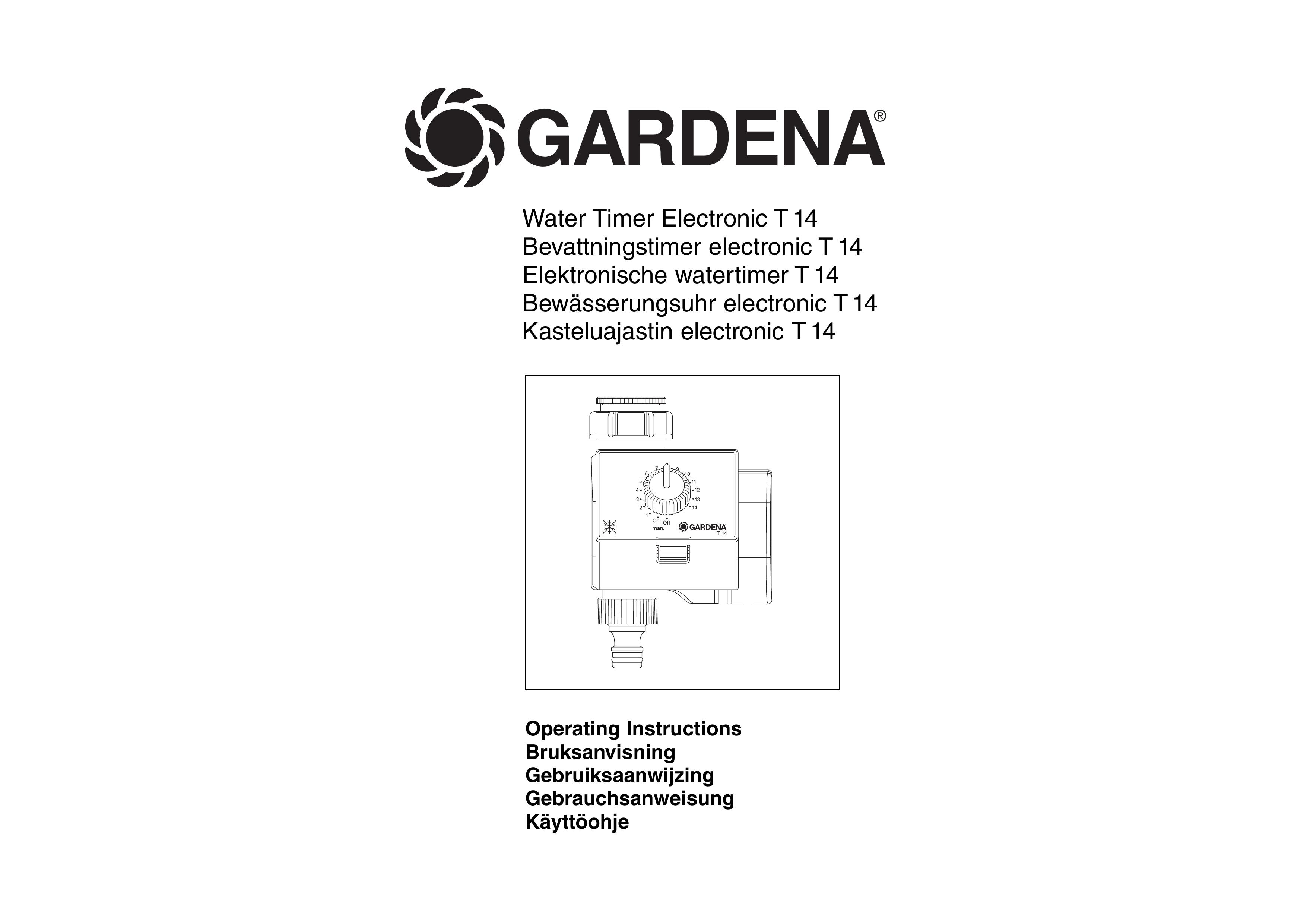 Gardena T14 Outdoor Timer User Manual